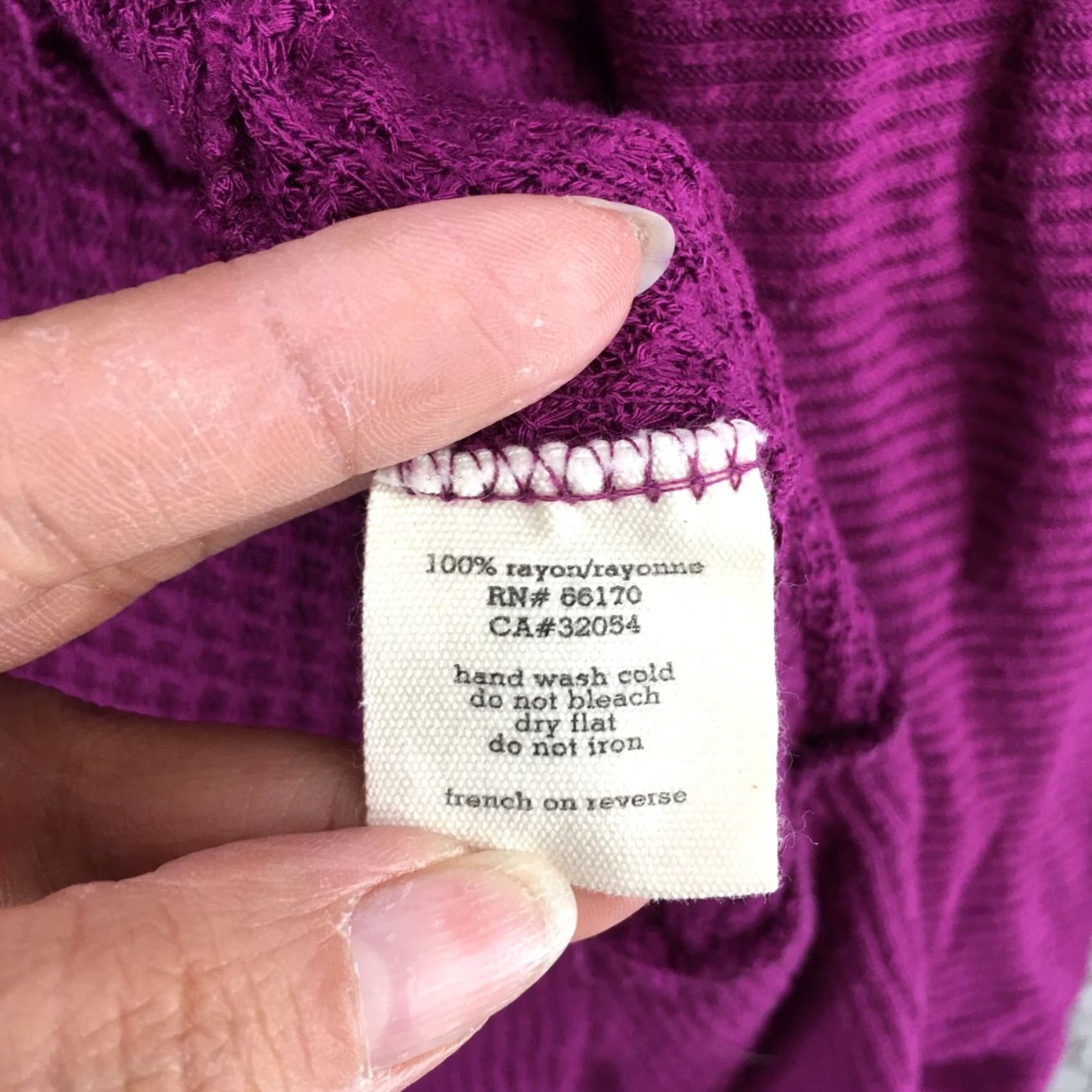 Vintage Silence Noise Cardigan Sweater Womens XS Purple Knit Open Front Long Sleeve Size XS / US 0-2 / IT 36-38 - 7 Thumbnail