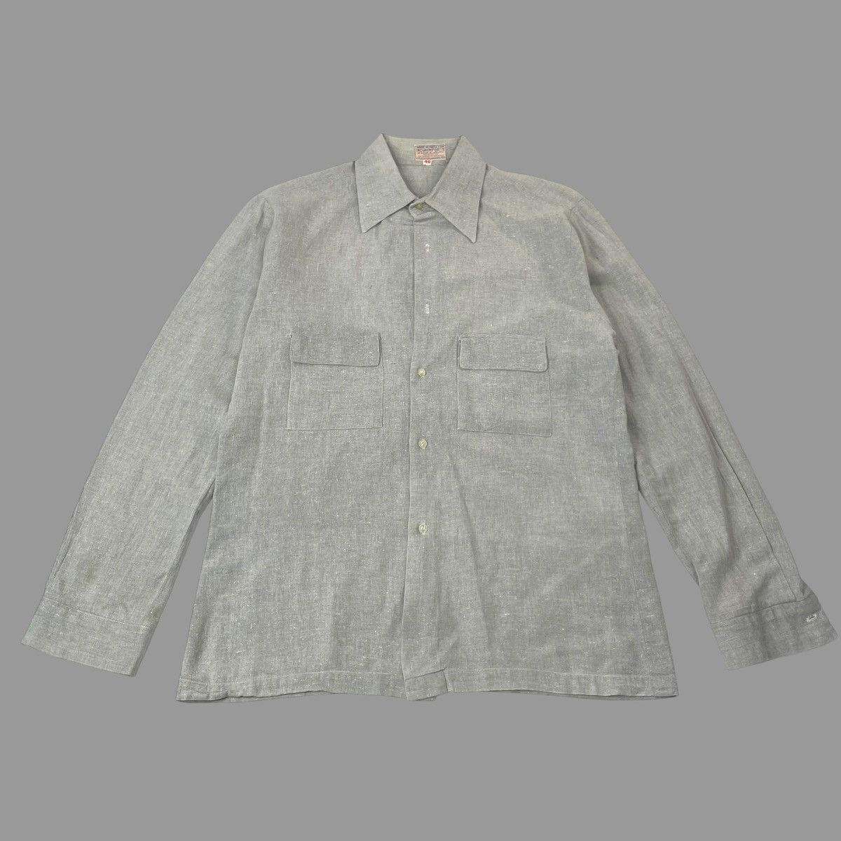 Vintage Vintage 1950s Ricky style button up shirt Size US L / EU 52-54 / 3 - 1 Thumbnail