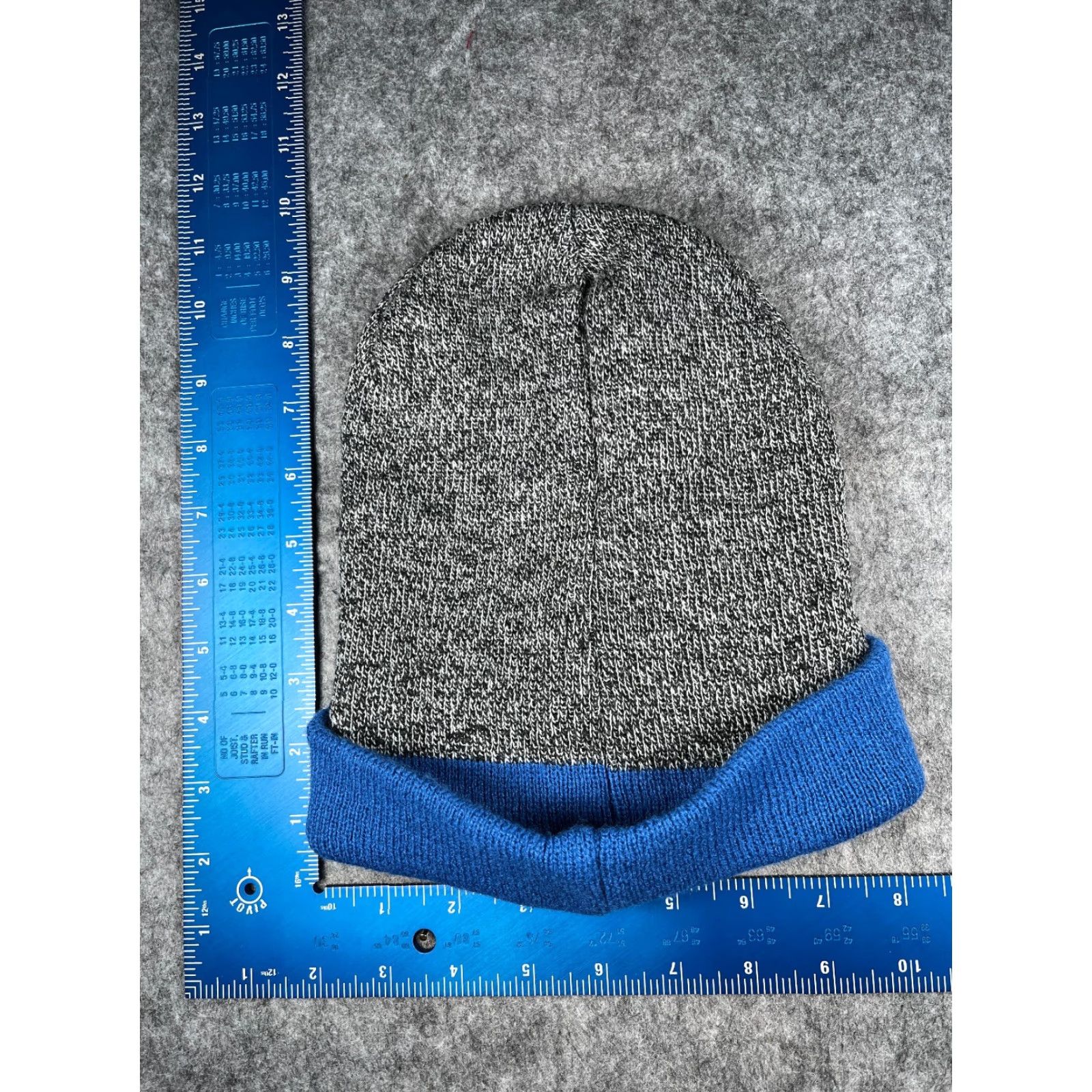 Vintage Hitwear LifeWave Beanie Toque Gray 100% Acrylic Adult One Size Unisex Wellness Patch Knit Hat/Cap Winter Size ONE SIZE - 4 Thumbnail
