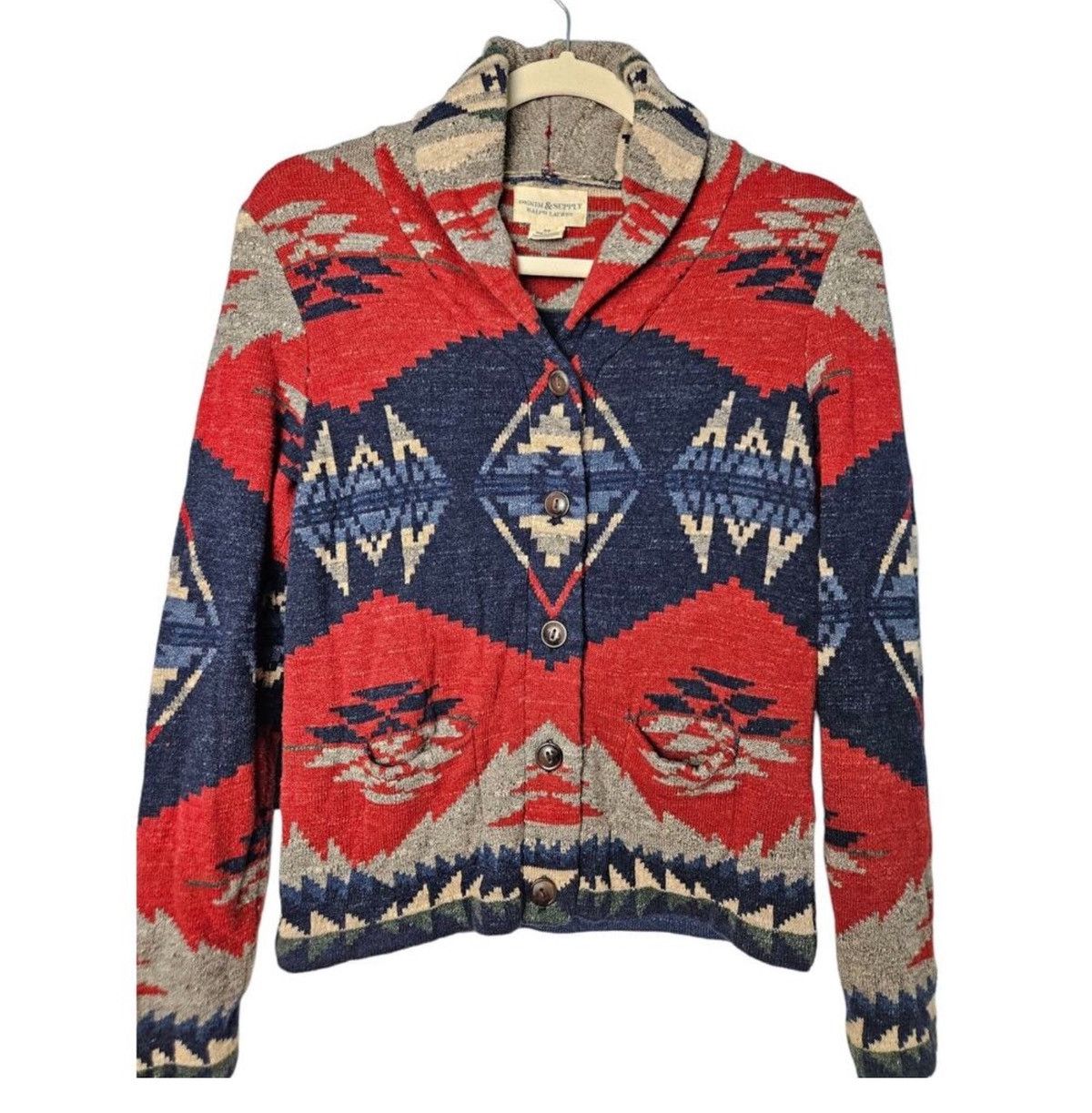 Denim & Supply Ralph Lauren Ralph Lauren Denim & Supply Aztec Southwest Indian Cardigan Size S / US 4 / IT 40 - 2 Thumbnail