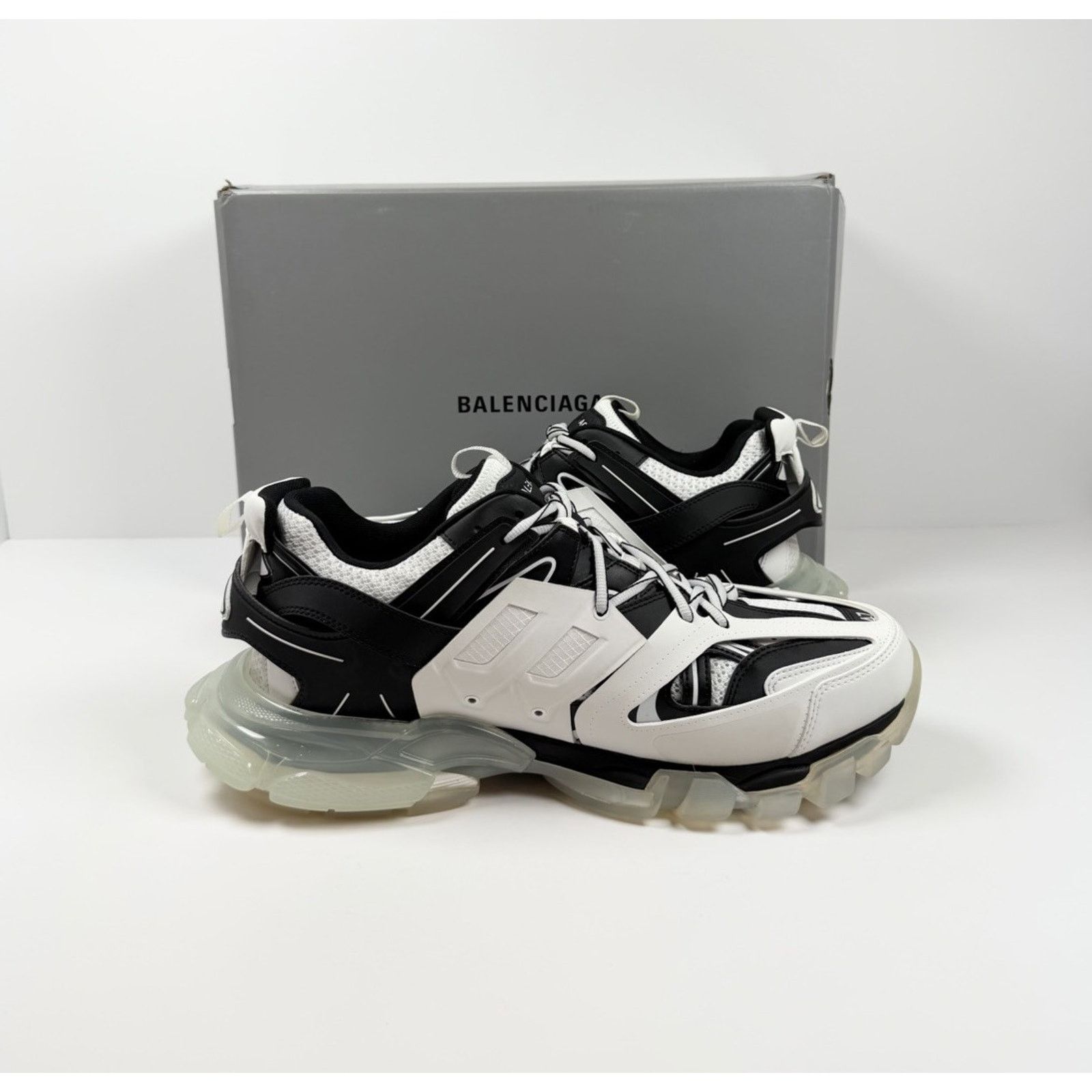 Balenciaga Size 47EU/14US - Balenciaga Track Black White Sneakers NEW Size US 14 / EU 47 - 4 Thumbnail