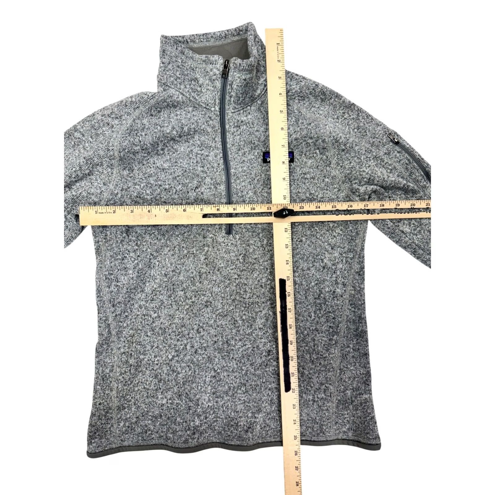 Patagonia Patagonia Women's Gray Better Sweater 1/4 Zip Fleece Pullover Jacket S Size S / US 4 / IT 40 - 4 Thumbnail
