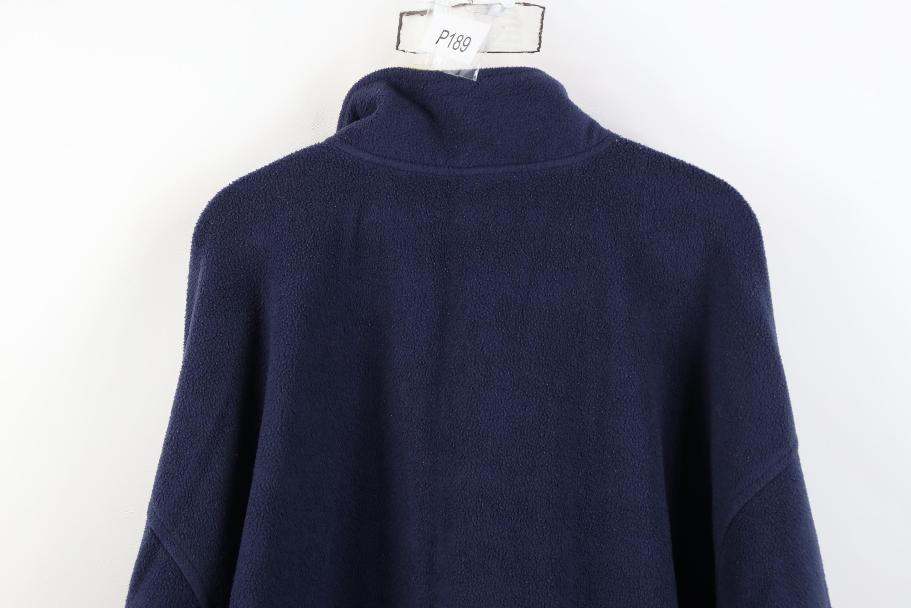 Reebok Vintage Reebok University of Michigan 1/4 Zip Fleece Sweater Size US XXL / EU 58 / 5 - 10 Thumbnail