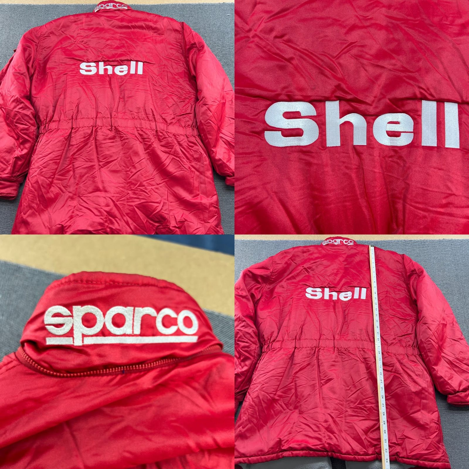 Vintage VINTAGE Sparco Shell Jacket Mens XL Red Nylon Italy Racing 90s Formula 1 Puffer Jacket Full Zip Size US XL / EU 56 / 4 - 10 Thumbnail