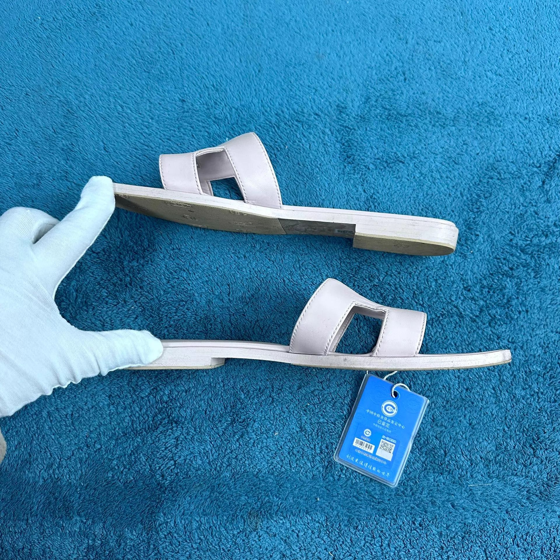 Hermes Hermès Oran Rose Pink Sandals EU 38.5 Mint Size US 8 / IT 38 - 3 Thumbnail