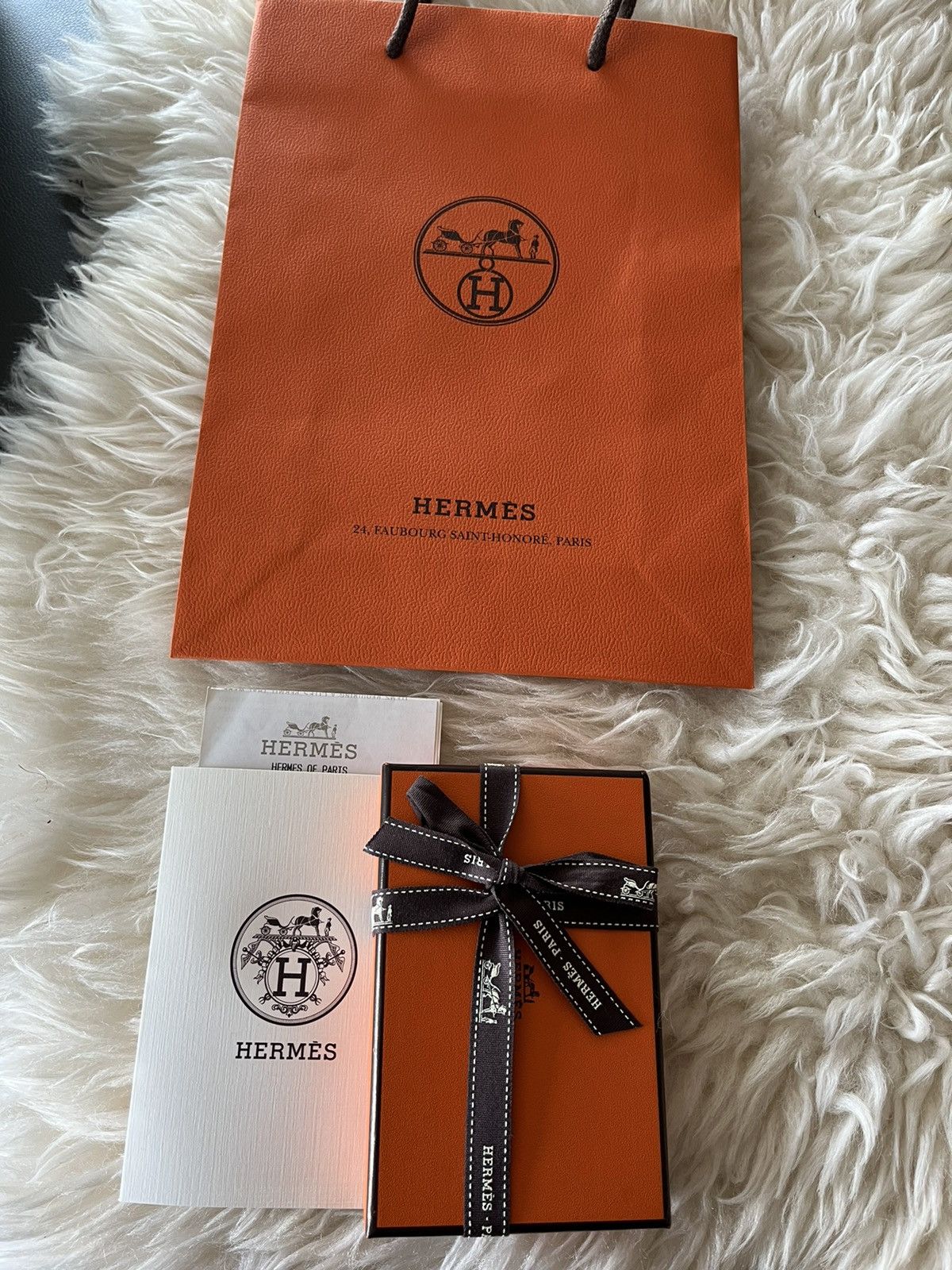 Hermes Hermes Brand New Calvi Mauve Pale Chèvre Mysore Leather Size ONE SIZE - 10 Thumbnail