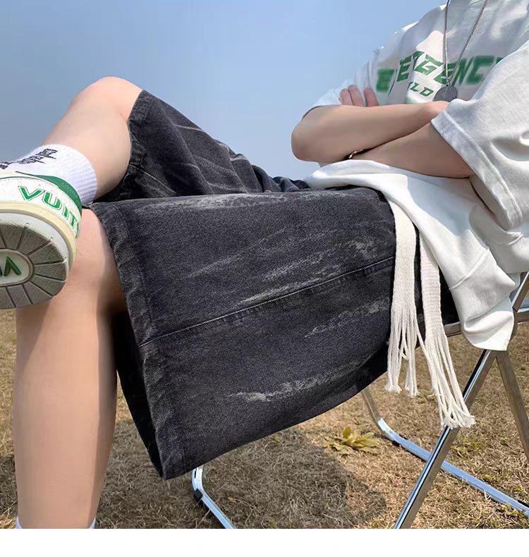 Japanese Brand × Vintage Black High Street Vintage Casual Denim Shorts Size US 30 / EU 46 - 3 Thumbnail