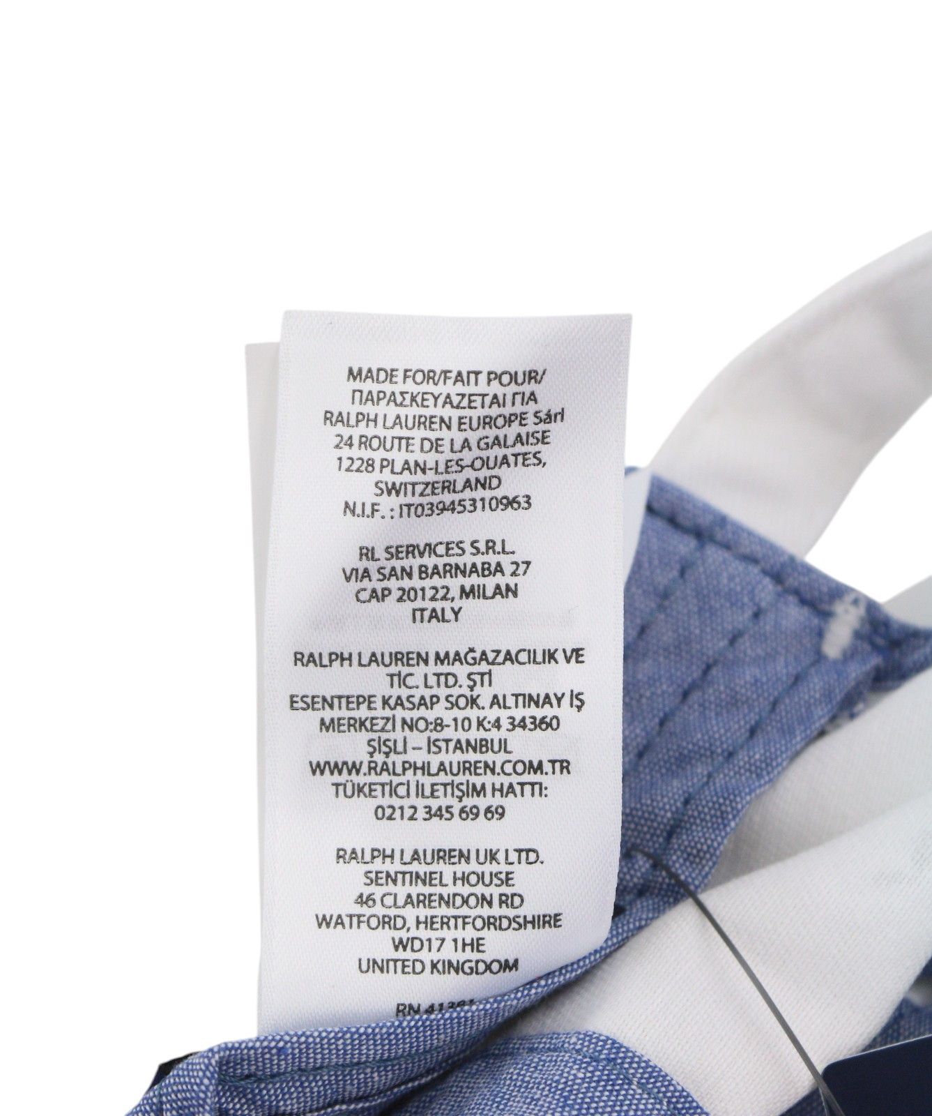 Polo Ralph Lauren 59 CM White Paint Colourful Sport Baseball Cap 84676 Size ONE SIZE - 12 Thumbnail