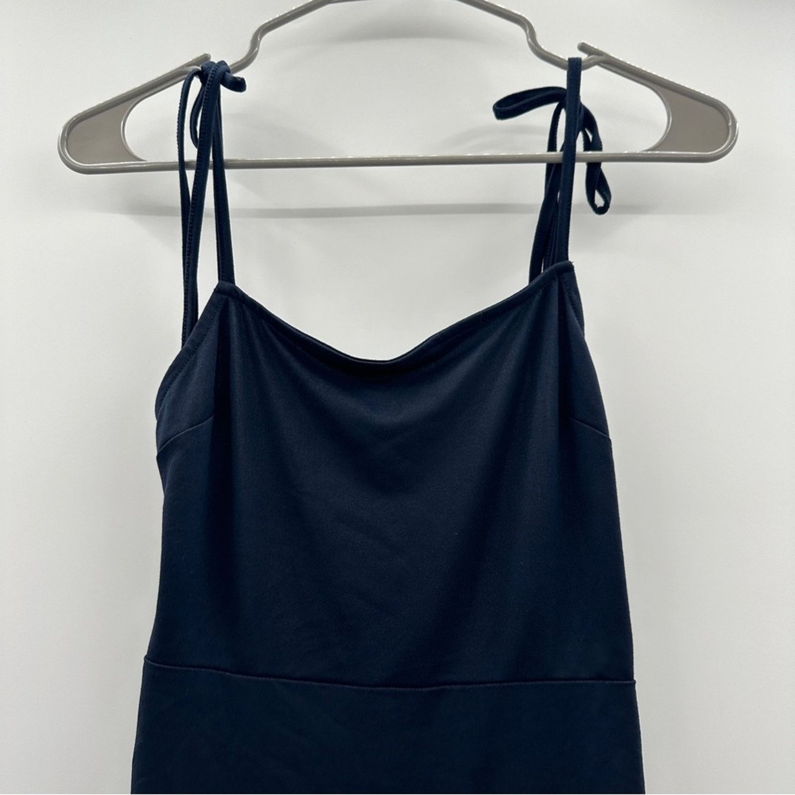 Hutch Anthropologie Hutch Navy Blue Ruched Asymmetrical Mini Dress Size S / US 4 / IT 40 - 4 Thumbnail