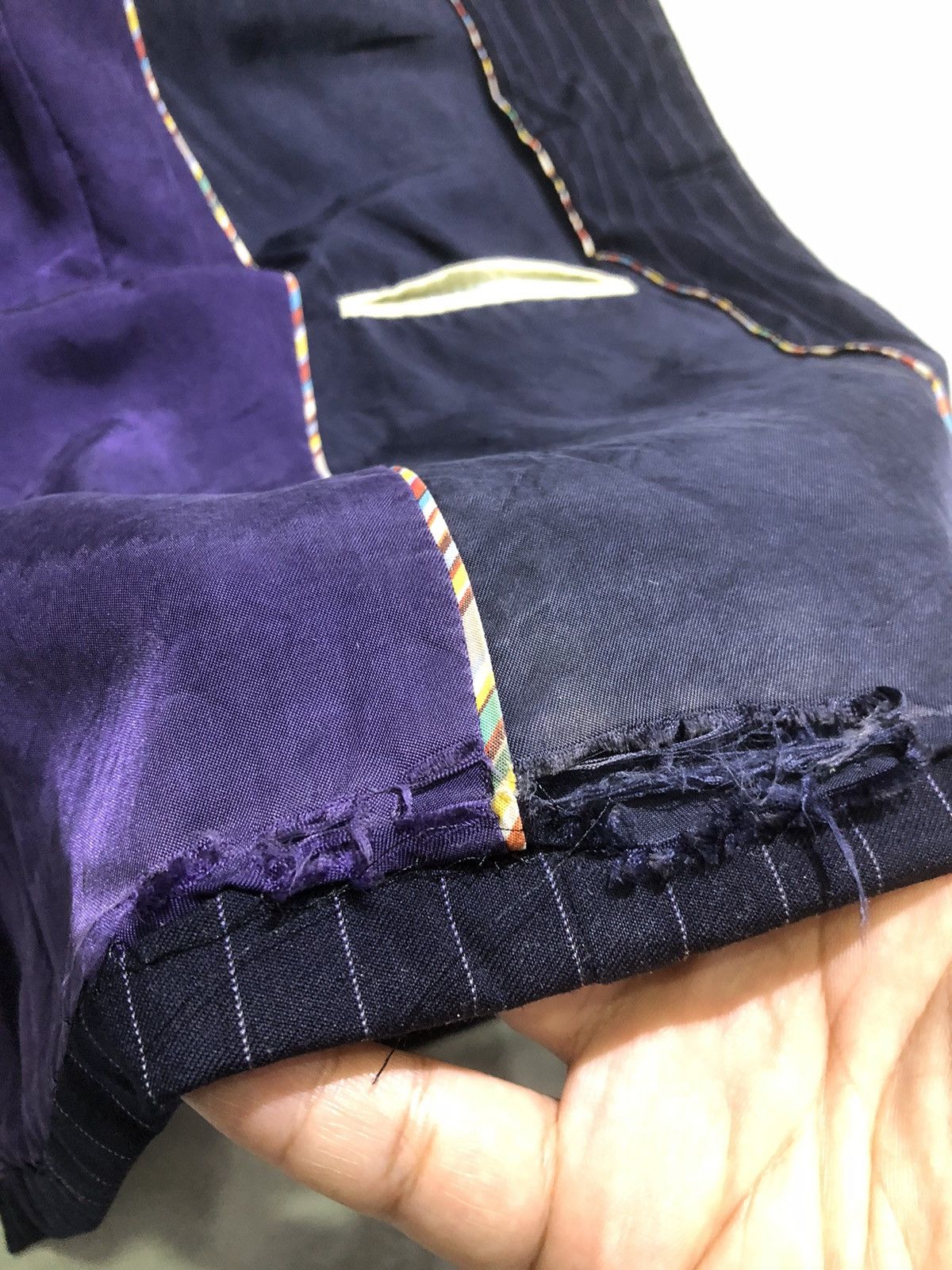 Cerruti 1881 × Paul Smith Paul Smith x Lanificio Cerruti stripe blazer single breasted Size 38R - 14 Thumbnail