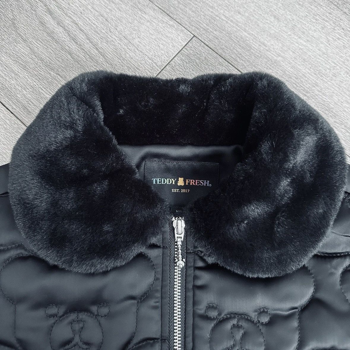Teddy Fresh Teddy Fresh Quilted Faux Fur Collar Jacket Size S / US 4 / IT 40 - 11 Thumbnail