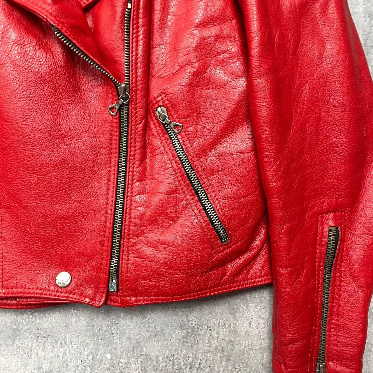 Vintage Vintage 70s 80s Furygan Motorcycle Leather Jacket Women’s 42 Size M / US 6-8 / IT 42-44 - 8 Thumbnail