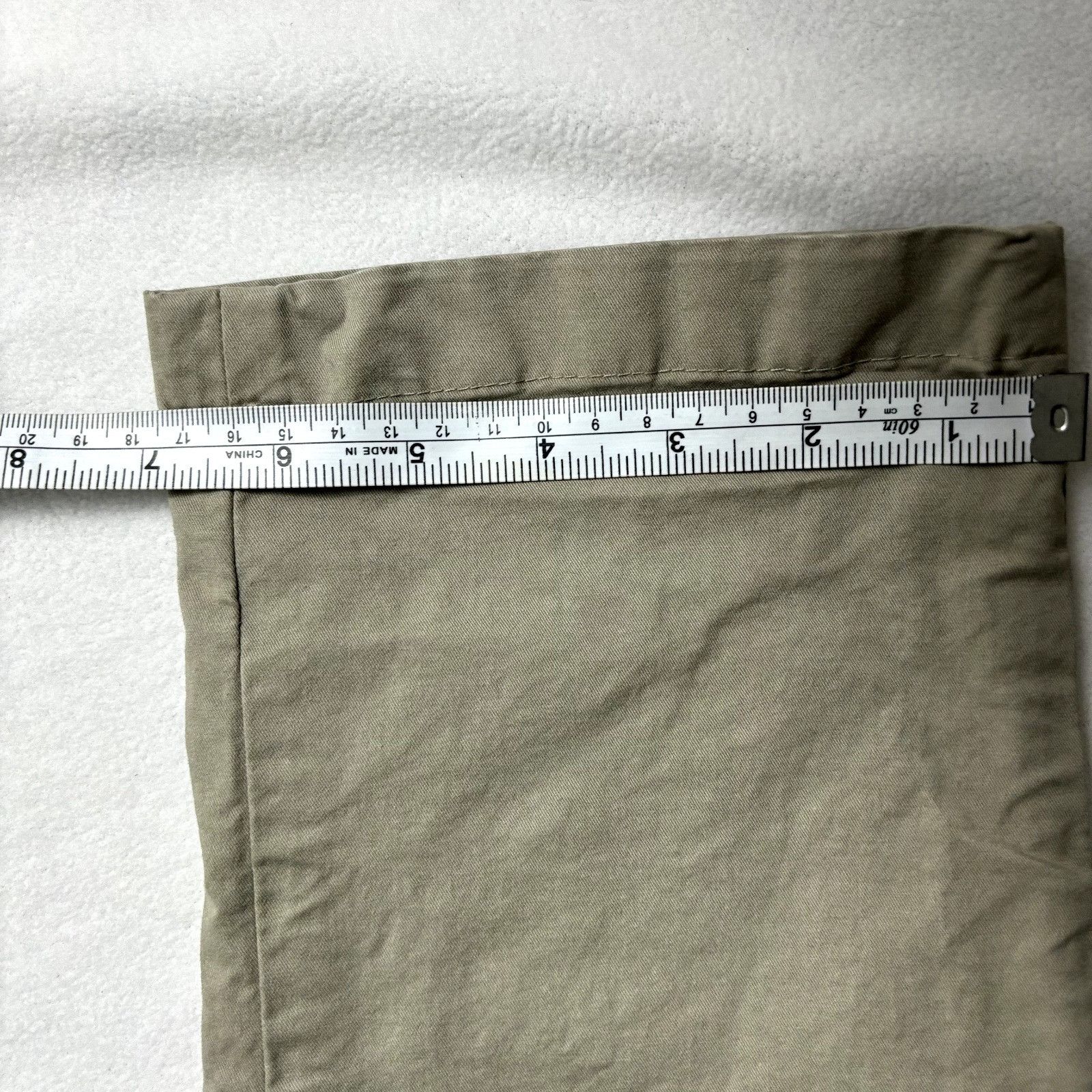 Allegri Allegri Milano 86 Men's 35x33.5 Khaki Chino Trouser Pants Size US 35 - 9 Thumbnail