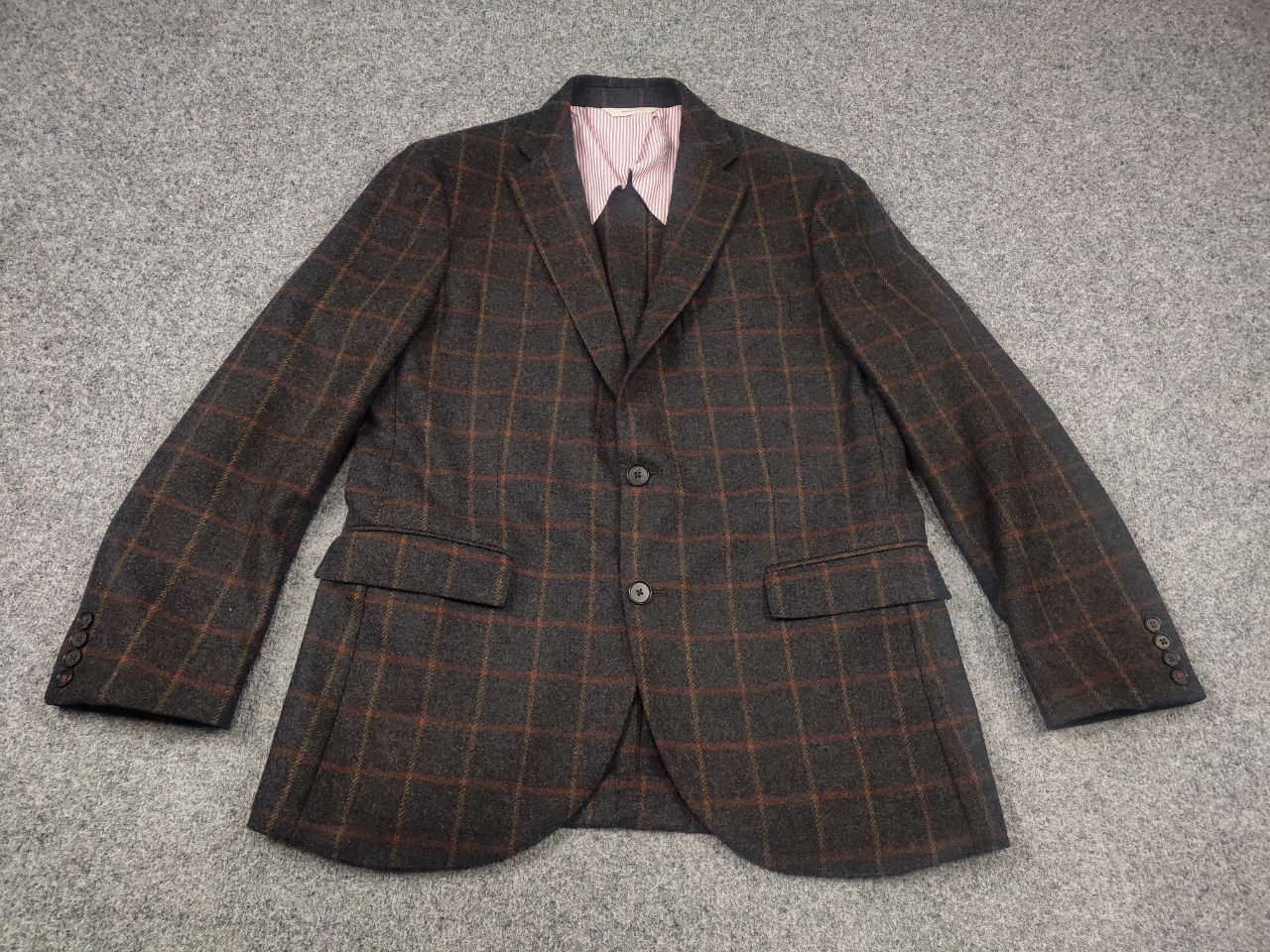 Brooks Brothers Brooks Brothers red fleece heritage Moon wool Blazer Jacket Size 42R - 3 Thumbnail
