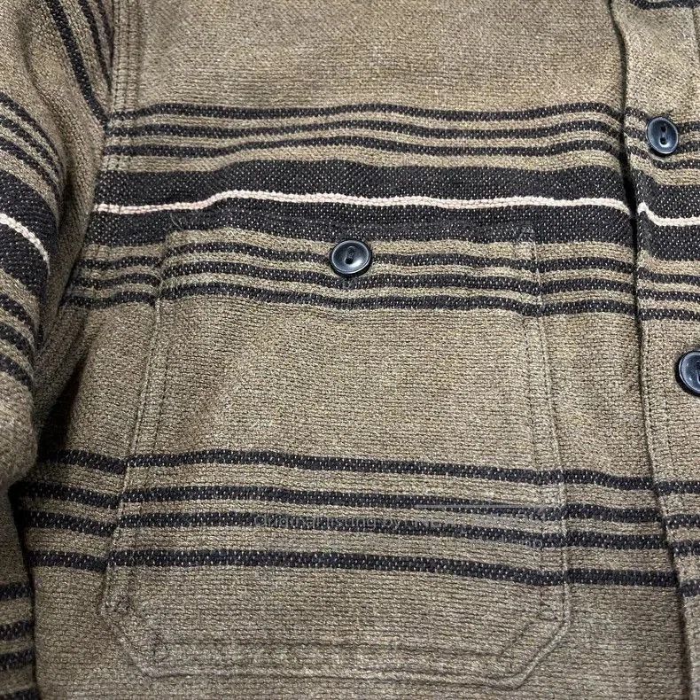 RRL Ralph Lauren RRL Striped Button-Up Shirt. Size US M / EU 48-50 / 2 - 8 Thumbnail