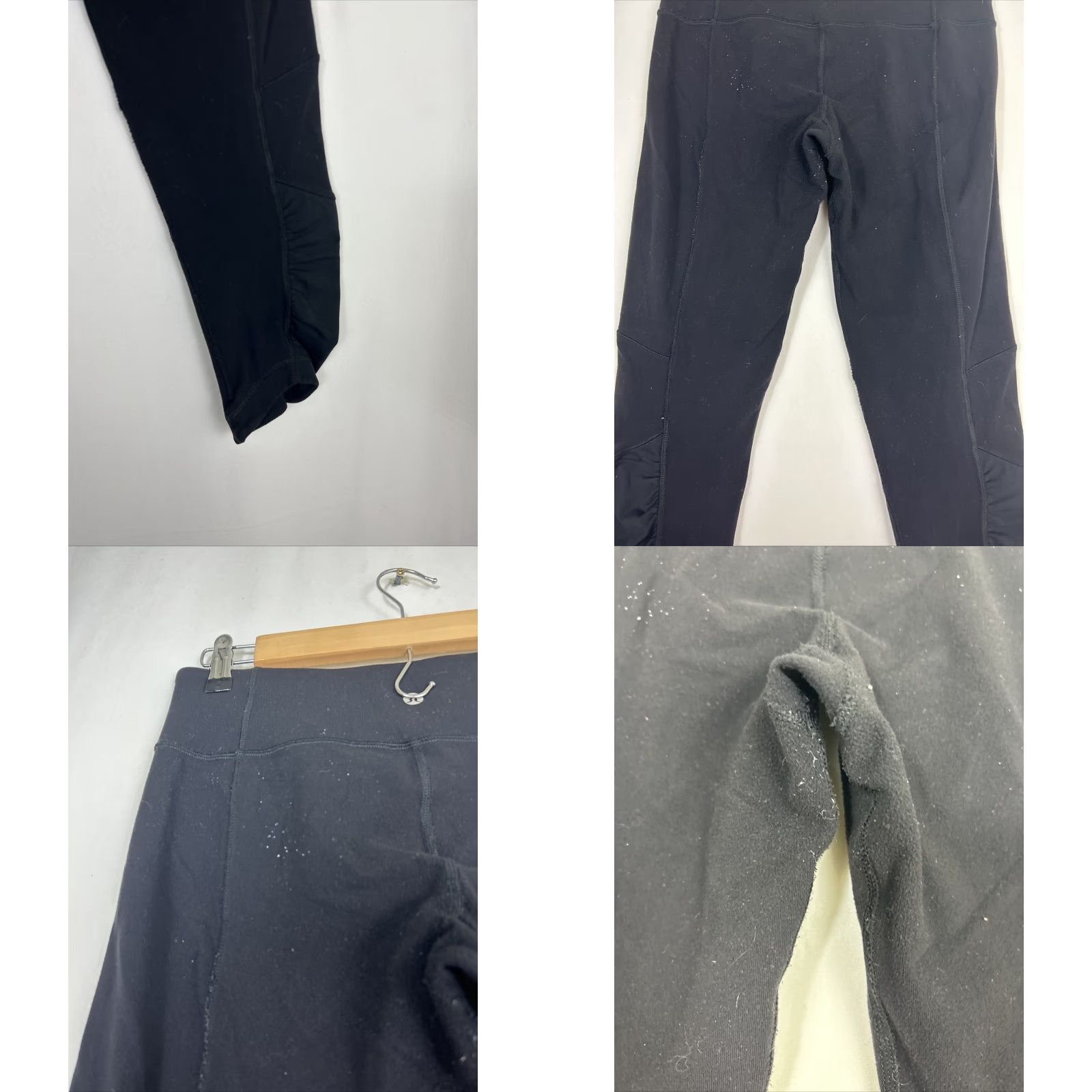 Lululemon Lululemon Women's Size 8 Black Soft Below Knee Scrunch Leggings Capri Activewear Size 30" / US 8 / IT 44 - 8 Thumbnail