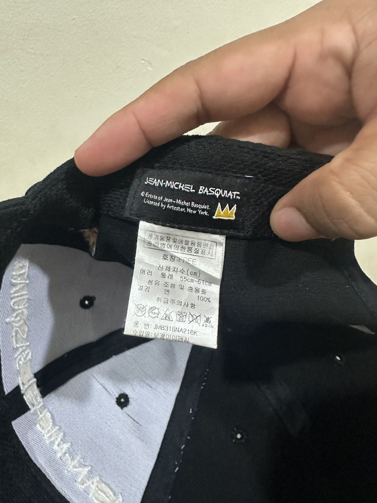 Japanese Brand VTG Jean Michel Basquait Hat Size ONE SIZE - 6 Thumbnail