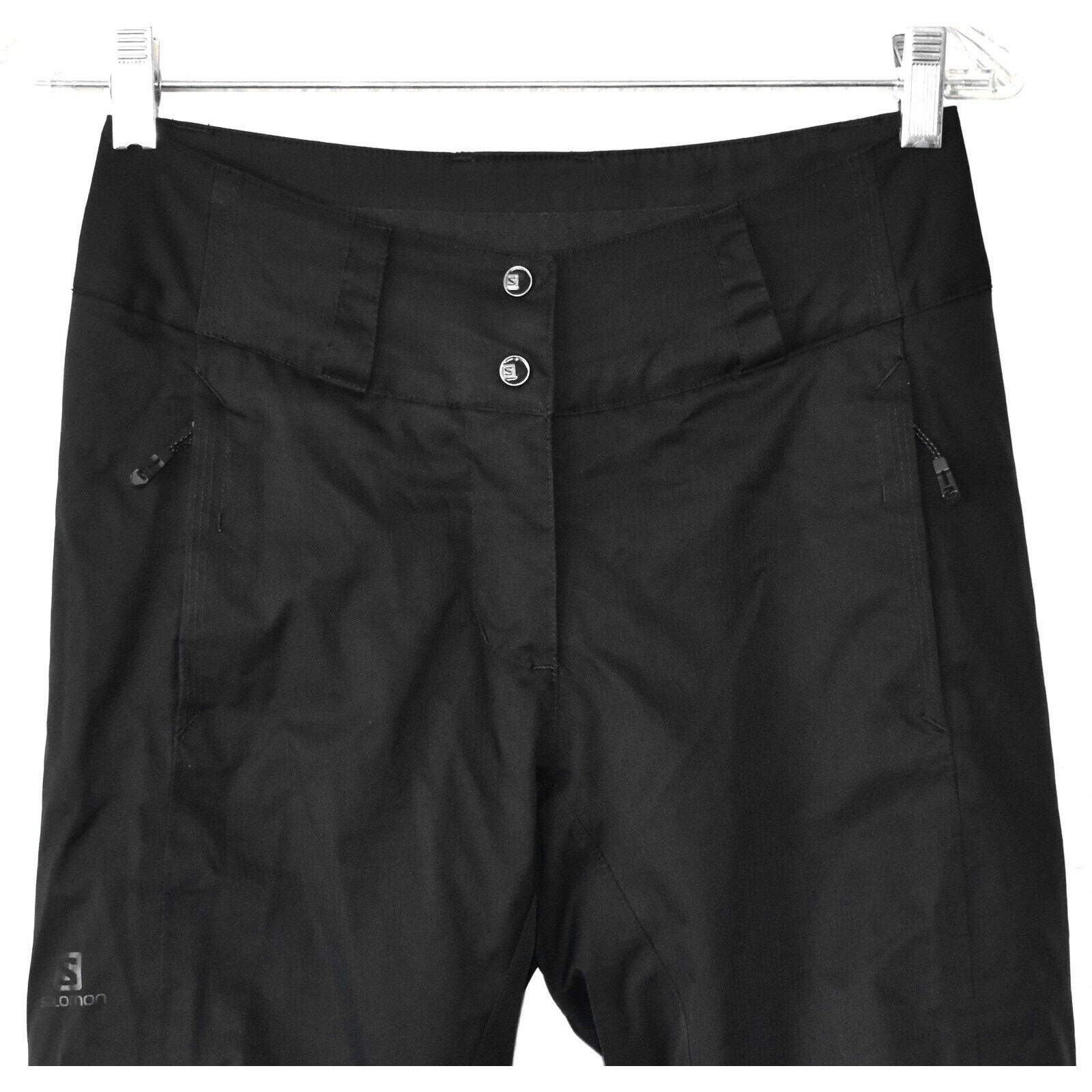 Salomon NEW SALOMON Advanced Skin Dry Black Ski Snowboard Pant Sz XS Size 27" / US 4 / IT 40 - 2 Thumbnail