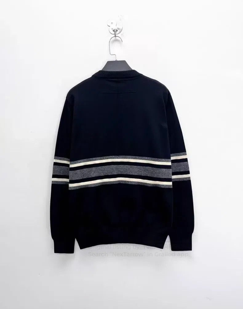 Givenchy Givenchy Black Classic Raised Star Large Logo Striped Knit Size US S / EU 44-46 / 1 - 2 Thumbnail