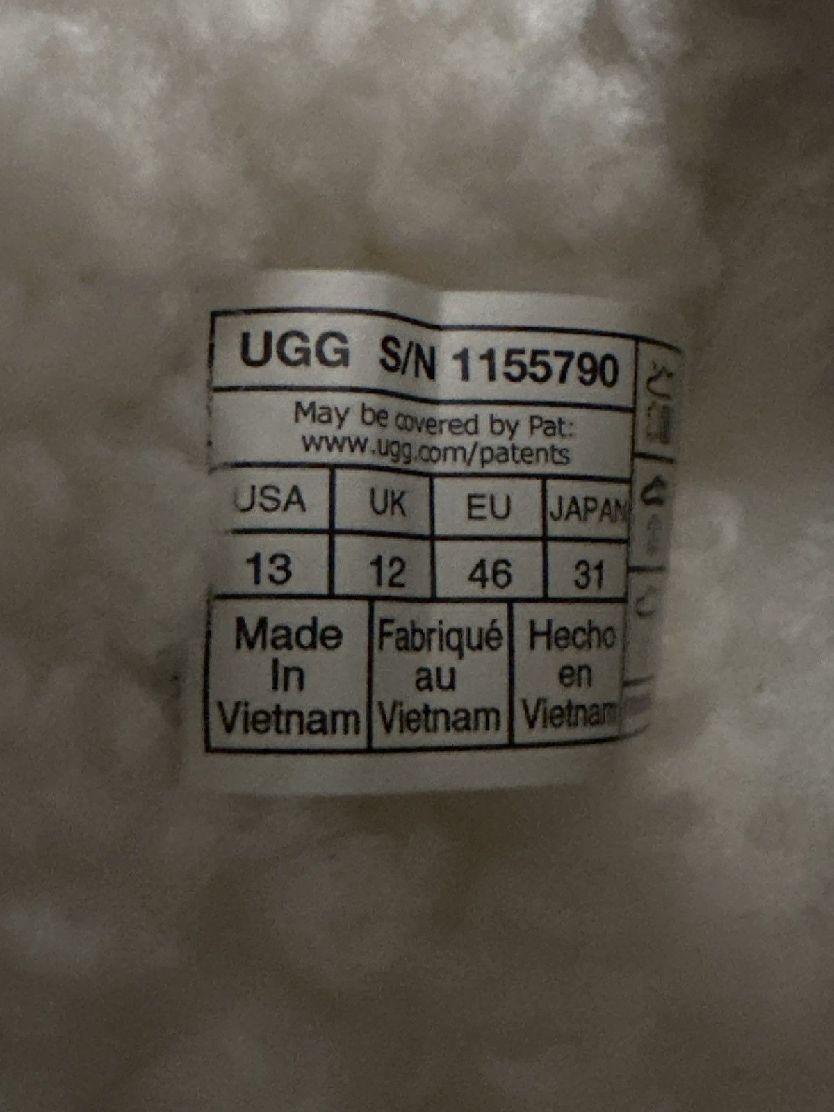 Telfar × Ugg Telfar Ugg Logo Mini Crinkle White Size US 13 / EU 46 - 2 Thumbnail