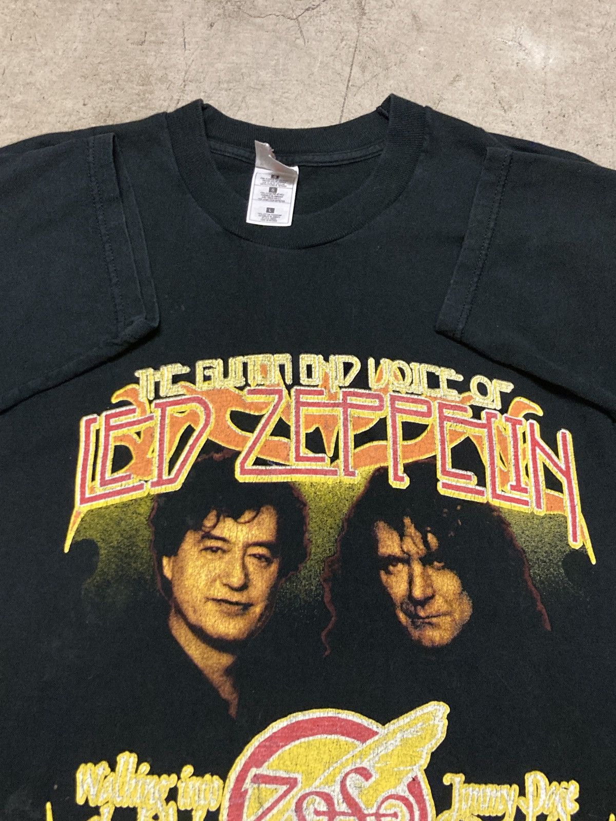 Vintage 90s Led Zeppelin Walking Into Clarksdale Tour 1998 T Shirt