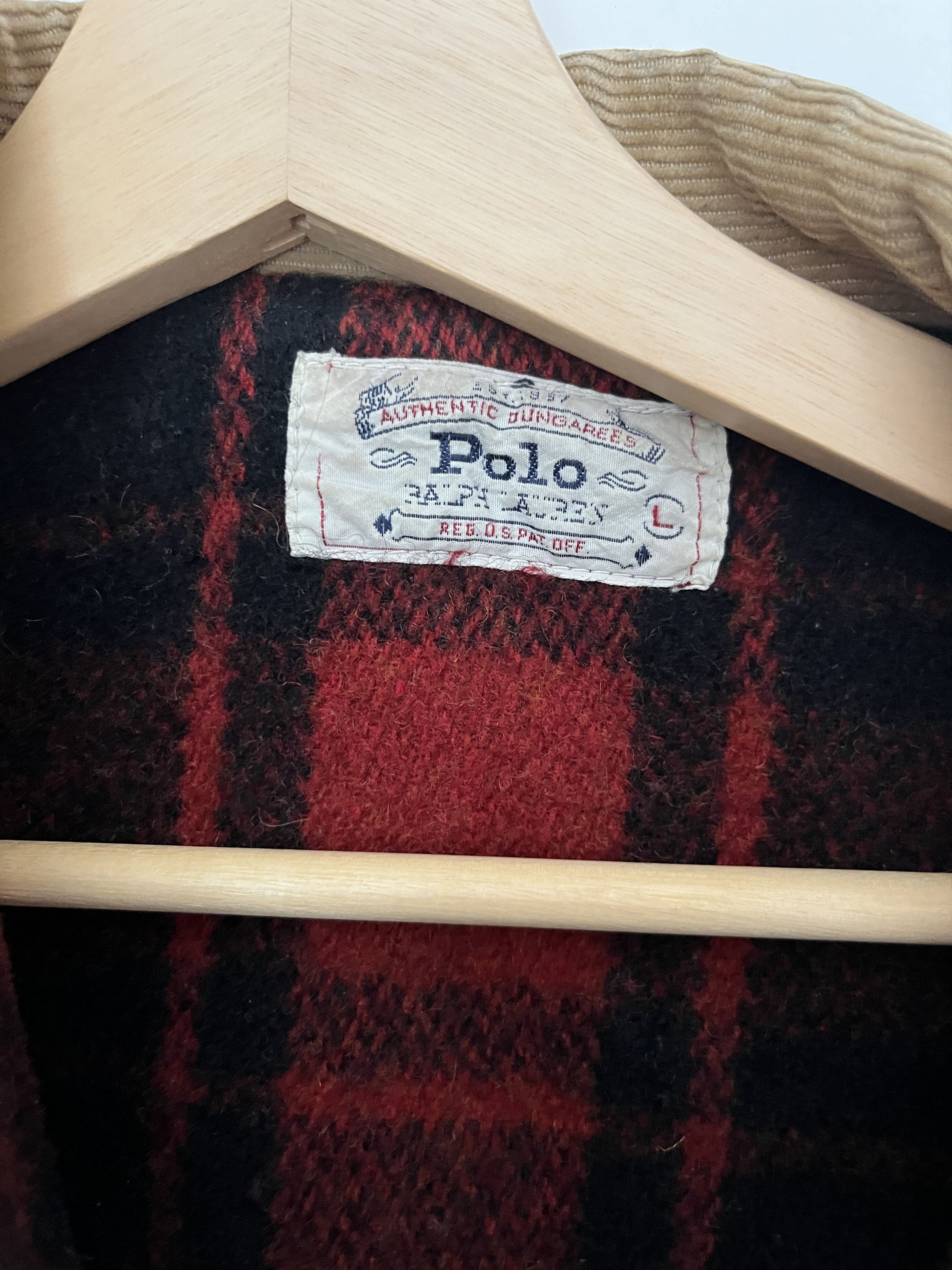 Polo Ralph Lauren Vintage Denim Jacket with wool lining Polo Ralph Lauren Size US L / EU 52-54 / 3 - 6 Thumbnail
