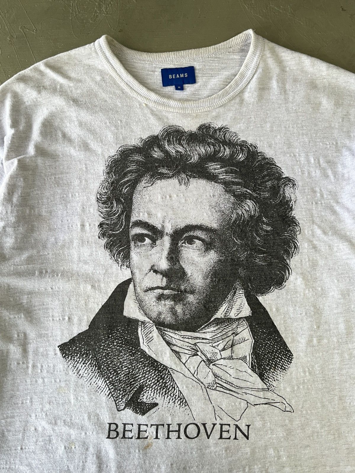 Vintage RARE VINTAGE BEETHOVEN SELF PORTRAIT LOOPWHEEL SHIRT Size US L / EU 52-54 / 3 - 2 Thumbnail