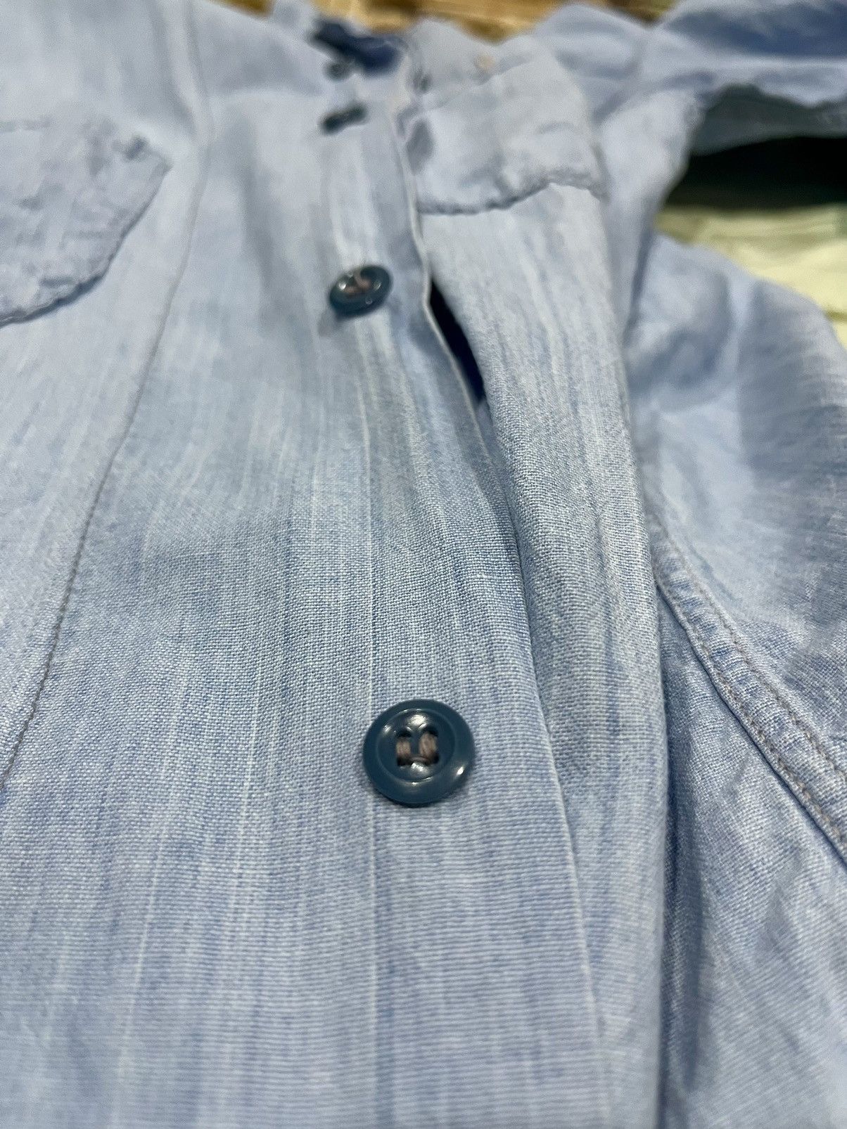 Blue Blue Japan Blue Blue Japan Arigato Selvedge Chambray USN Shirt Size US M / EU 48-50 / 2 - 7 Thumbnail