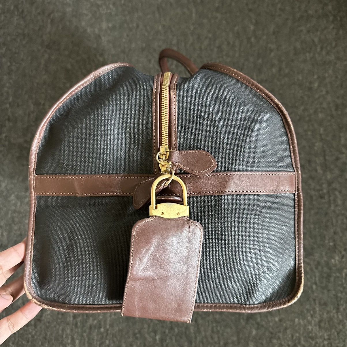 Alfred Dunhill × Vintage Vintage Dunhill Boston Weekend Travel Bowling Bag Australia