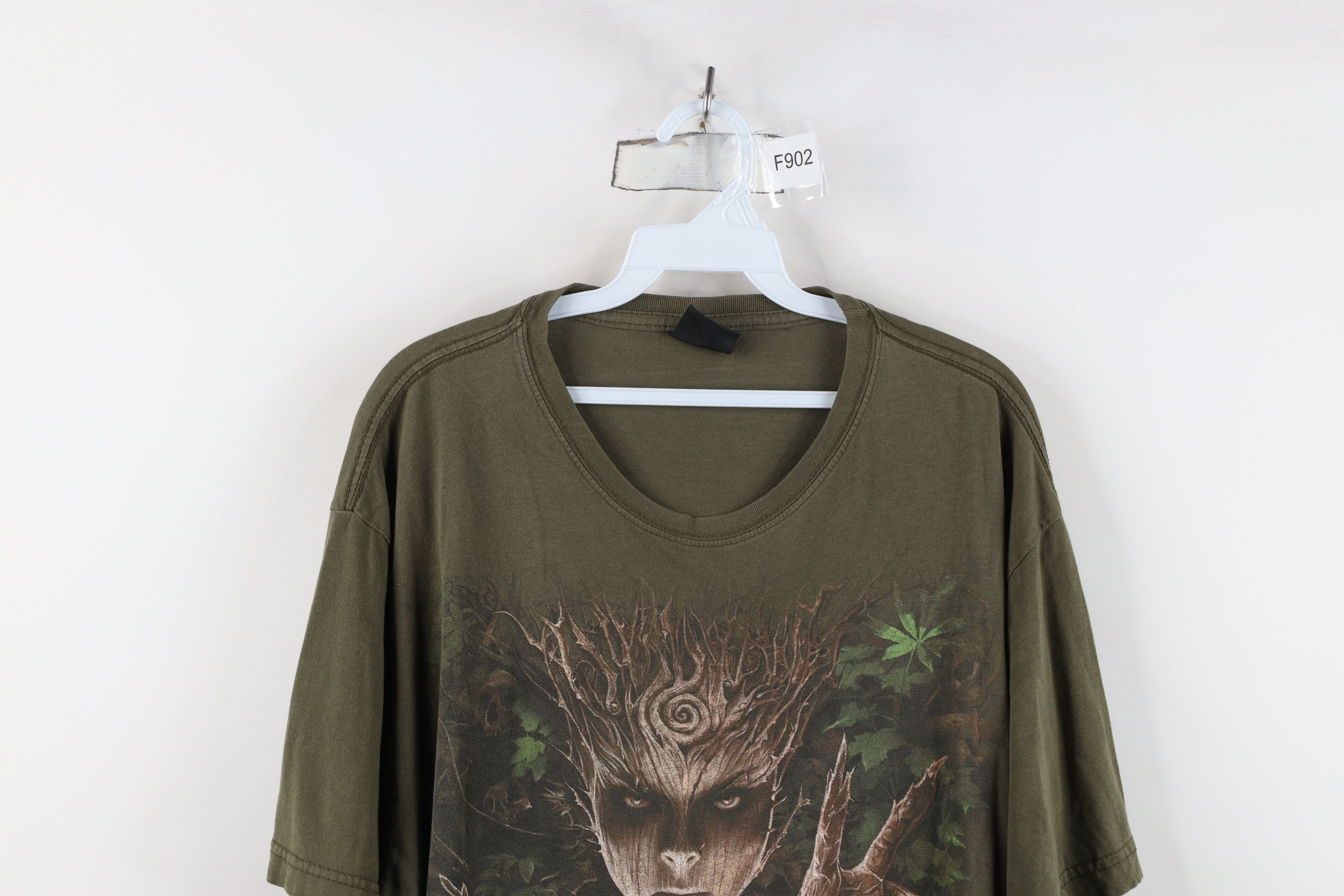Vintage Vintage Y2K Streetwear Mother Nature Tree Skull T-Shirt Size US XL / EU 56 / 4 - 2 Thumbnail