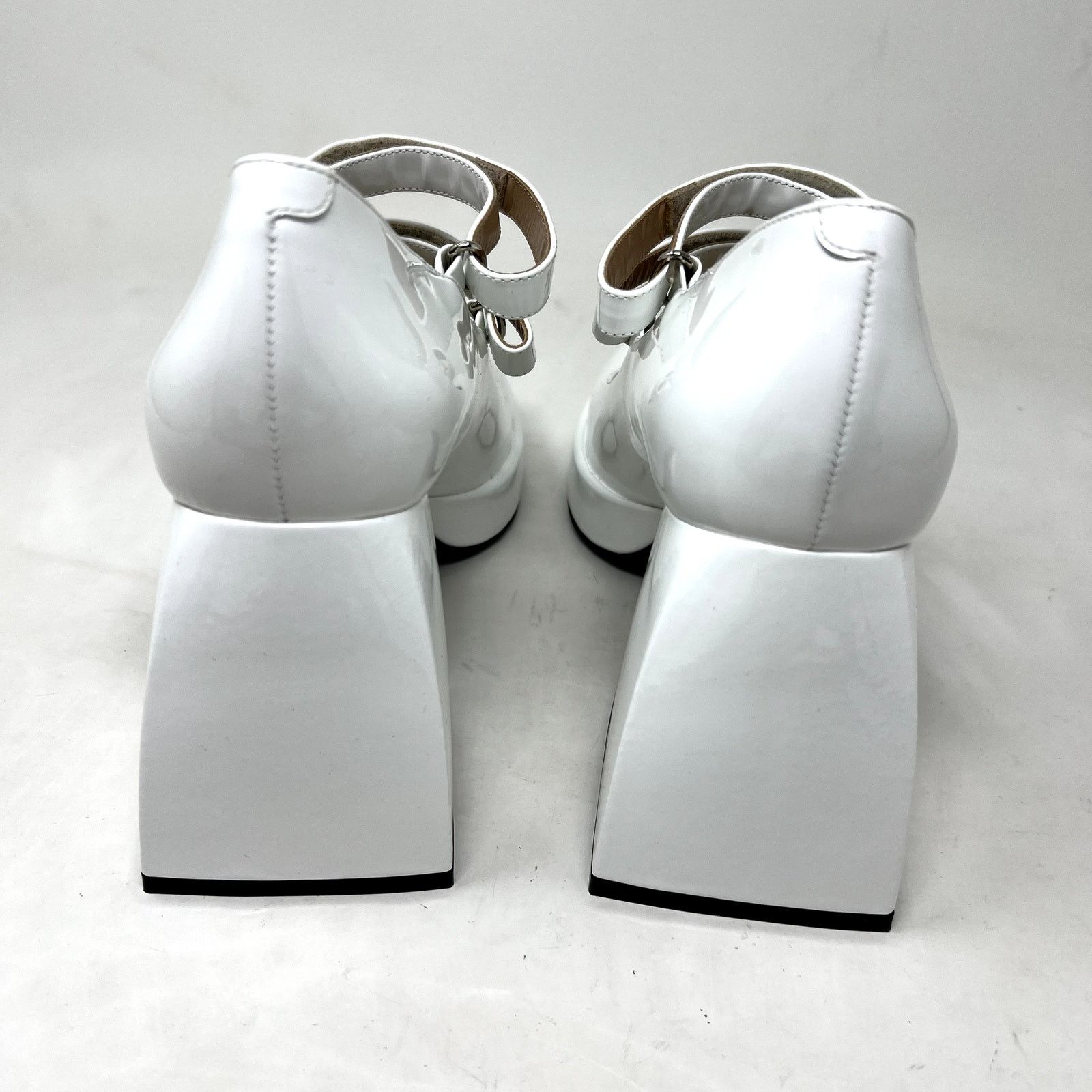 Nodaleto nodaleto bulla heels Babies white mary Jane size 40.5 10.5 Size US 10.5 / IT 40.5 - 3 Thumbnail