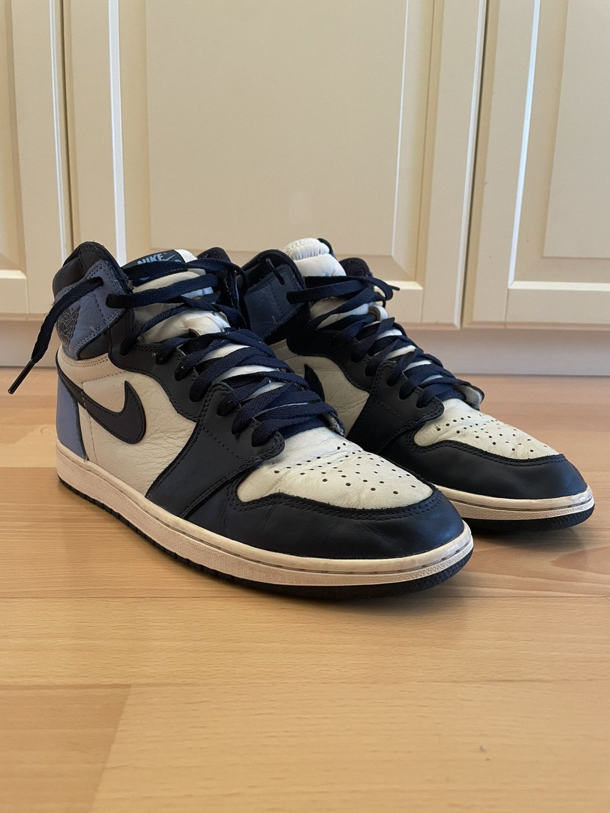 Jordan Brand × Nike Air Jordan 1 Retro High OG Obsidian Size US 11.5 / EU 44-45 - 1 Thumbnail