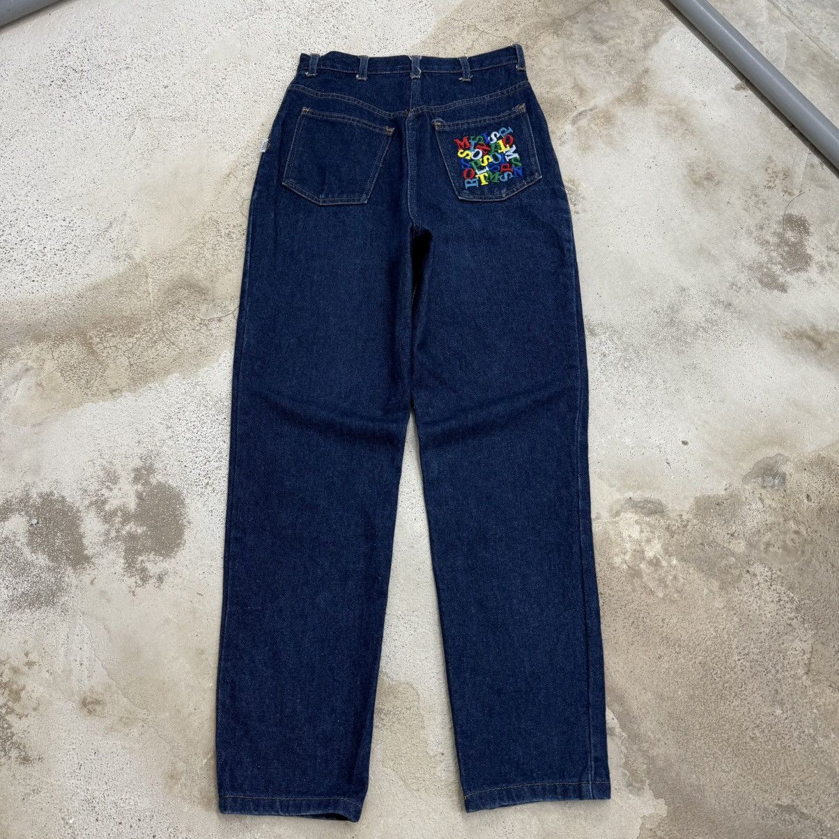 Missoni Missoni Embroidery Multicolor Unisex Denim Pants Size 24" / US 00 / IT 34 - 8 Thumbnail