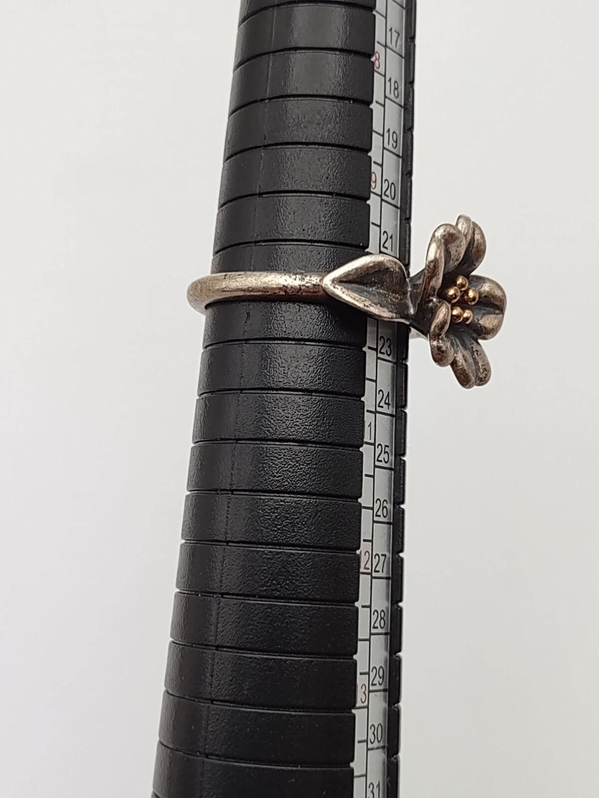 Other James Avery Retired April Flowers Ring 18K & 925 Size 10 Size ONE SIZE - 2 Thumbnail