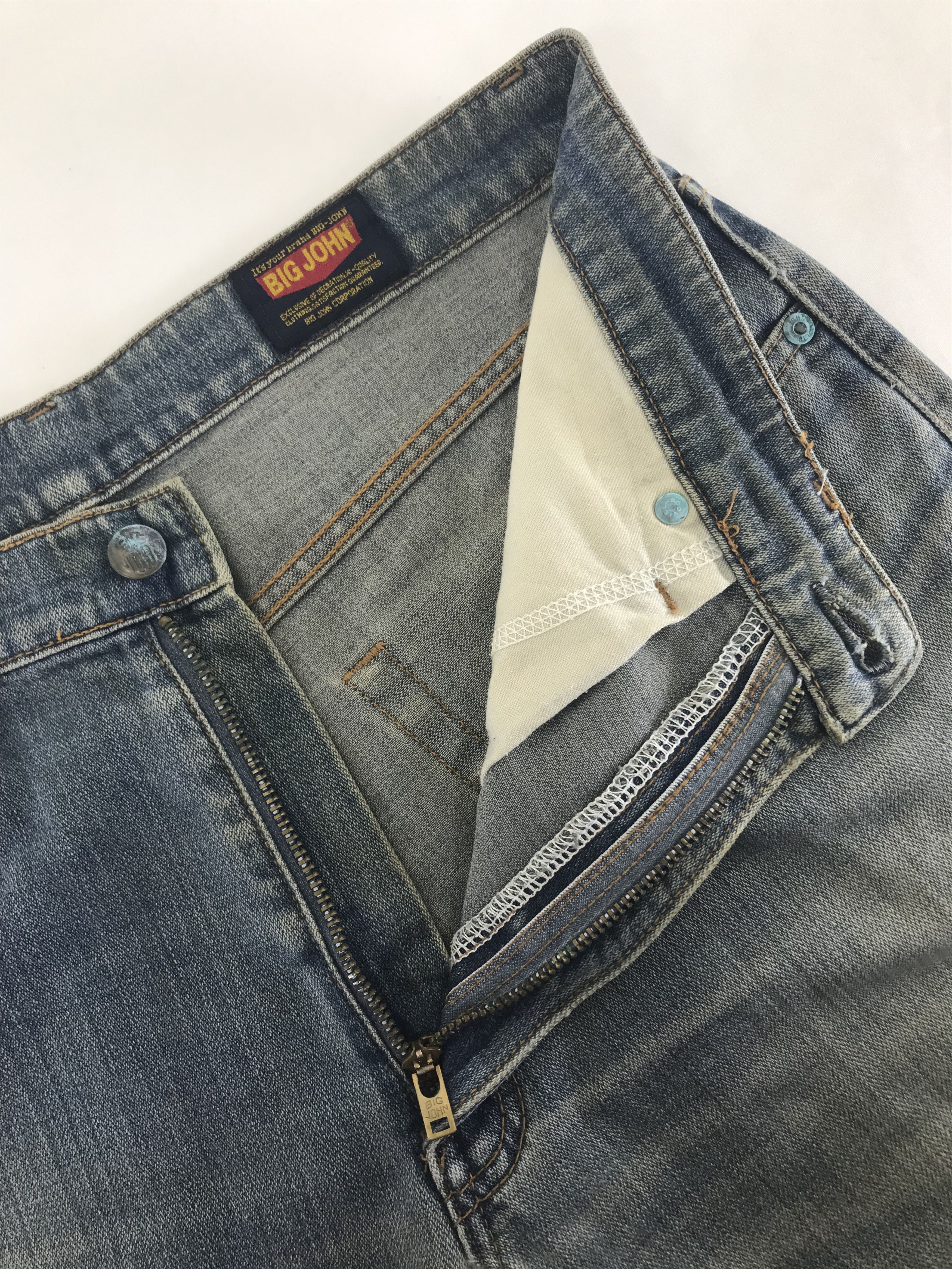 Big John Vintage Big John Faded Blue Jeans Distressed Denim Size US 32 / EU 48 - 9 Thumbnail