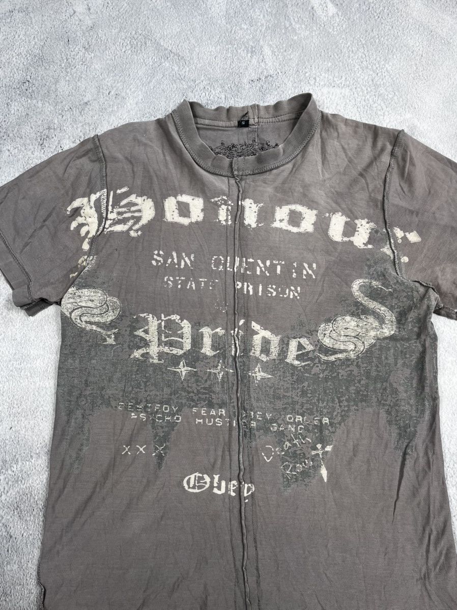 Japanese Brand × Vintage Vintage Y2K Japanese faded biglogo tee streetwear size S Size US S / EU 44-46 / 1 - 6 Thumbnail