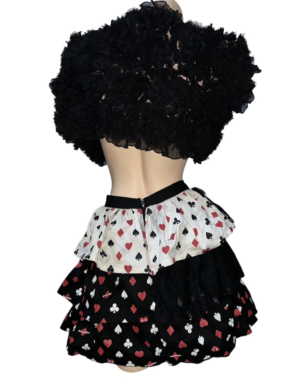 Vivienne Westwood Banana fish playing card layered skirt ♥️♣️♠️♦️ Size 26" / US 2 / IT 38 - 5 Thumbnail