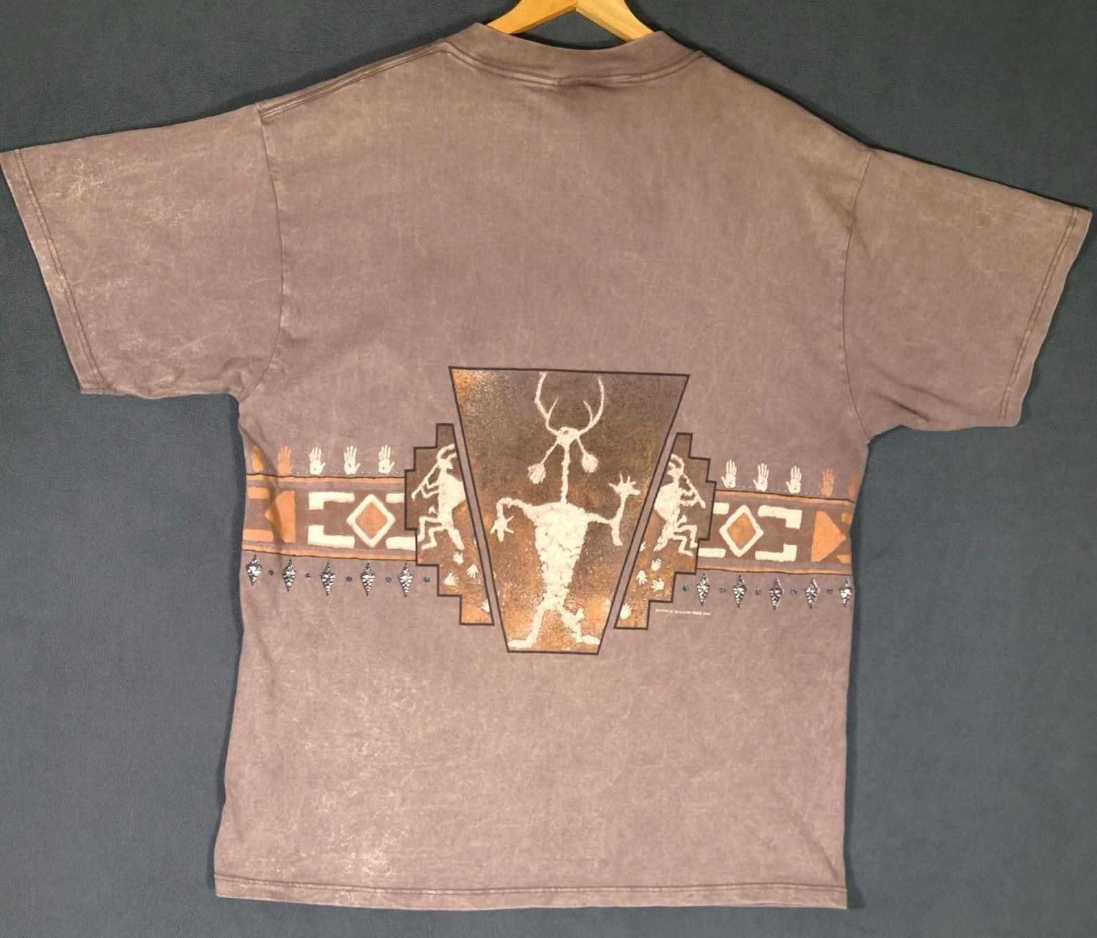 The Unbranded Brand Vintage 1995 Grand Canyon Petroglyph Screenworks Inc XL #2 Size US XL / EU 56 / 4 - 6 Thumbnail