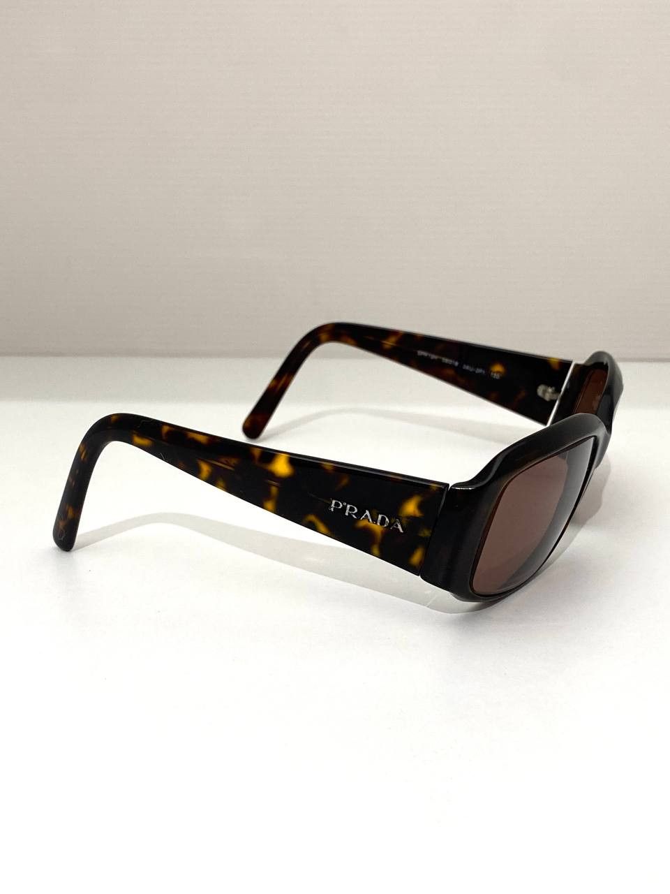Prada Prada Logo Retro Chunky SPR 12H Sunglasses Vintage Y2K Size ONE SIZE - 5 Thumbnail