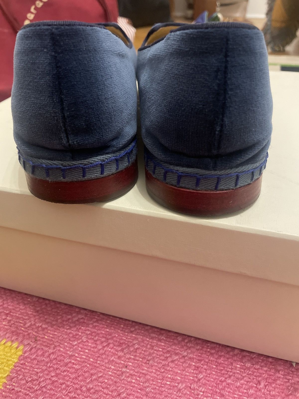 Other Charlotte Olympia Velvet Cat Slippers US11/EU44 Size US 11 / EU 44 - 4 Thumbnail