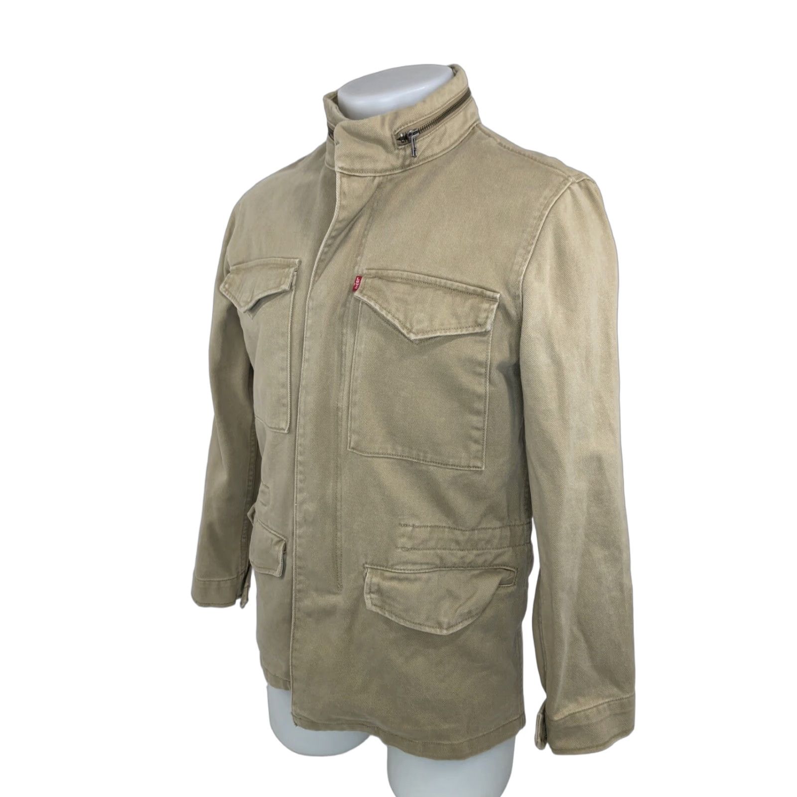 Levi's LEVI'S Heavy Duty Hooded Field Jacket - Chore Barn Jacket - Light Brown - S - Men Size US S / EU 44-46 / 1 - 1 Thumbnail