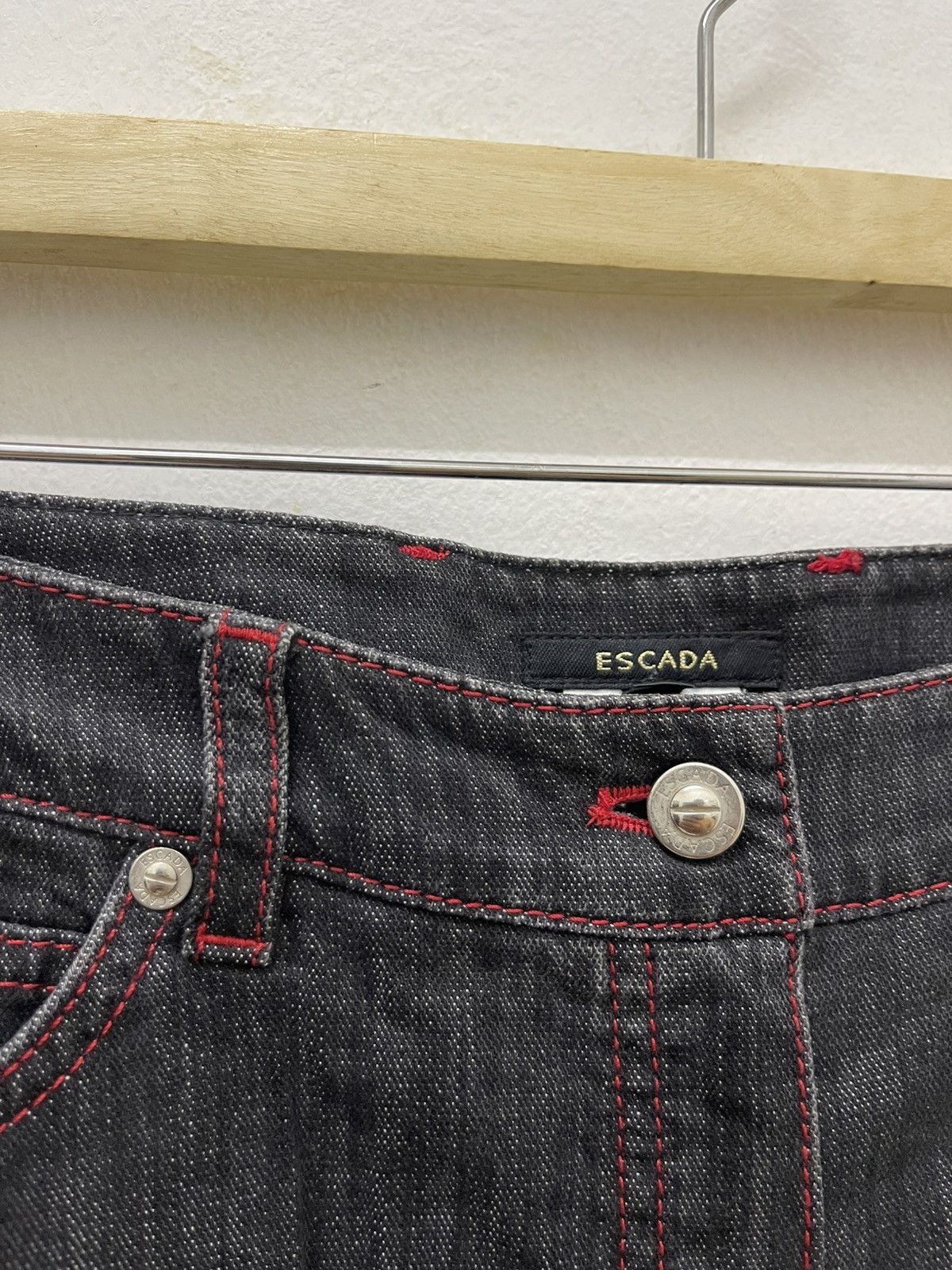 Escada Rare Vintage ESCADA Jeans Cherry Embroidered Flare Bootcut Size US 28 / EU 44 - 6 Thumbnail