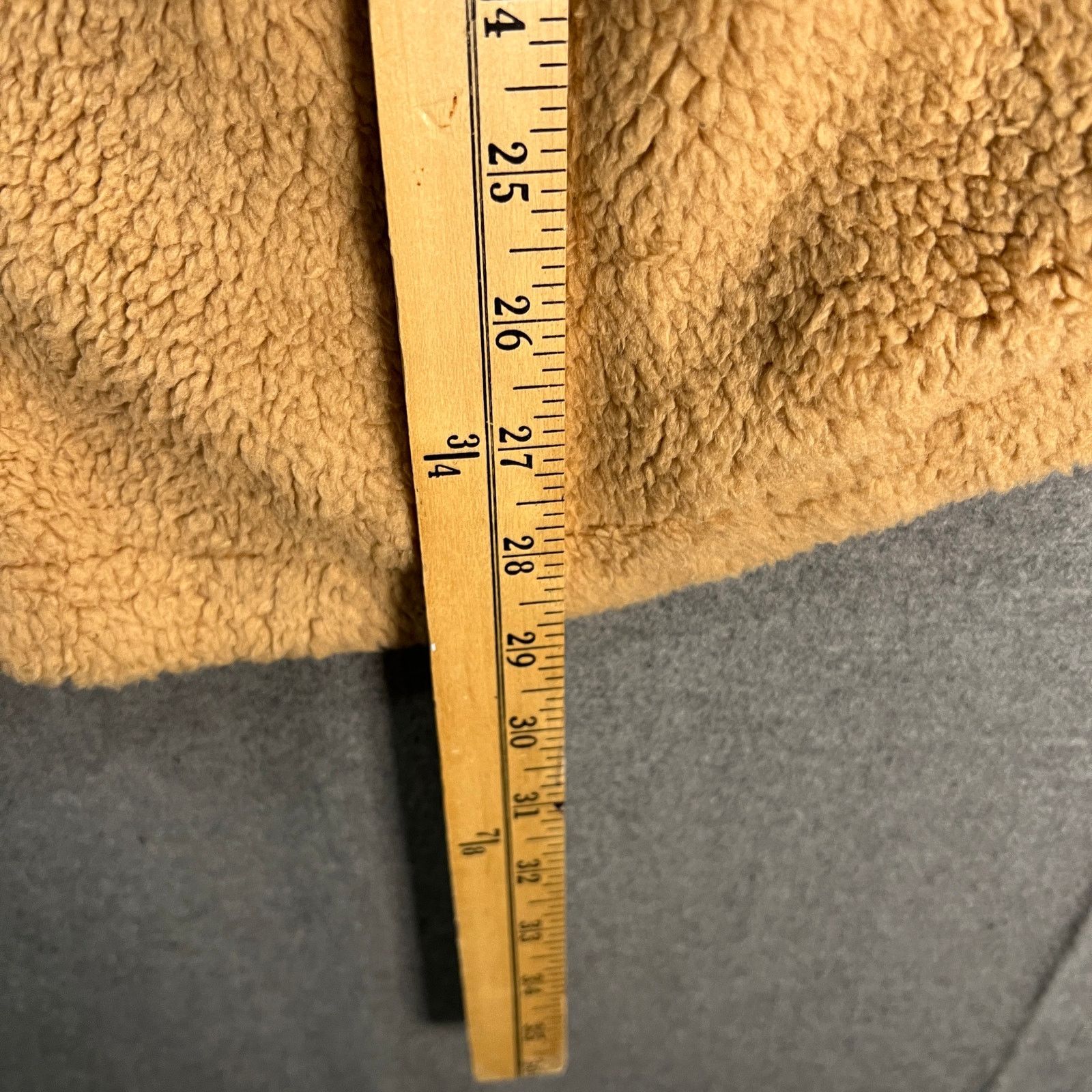 Other Belle by Kim Gravel Signature Zip Sherpa Vest Camel Size M / US 6-8 / IT 42-44 - 5 Thumbnail