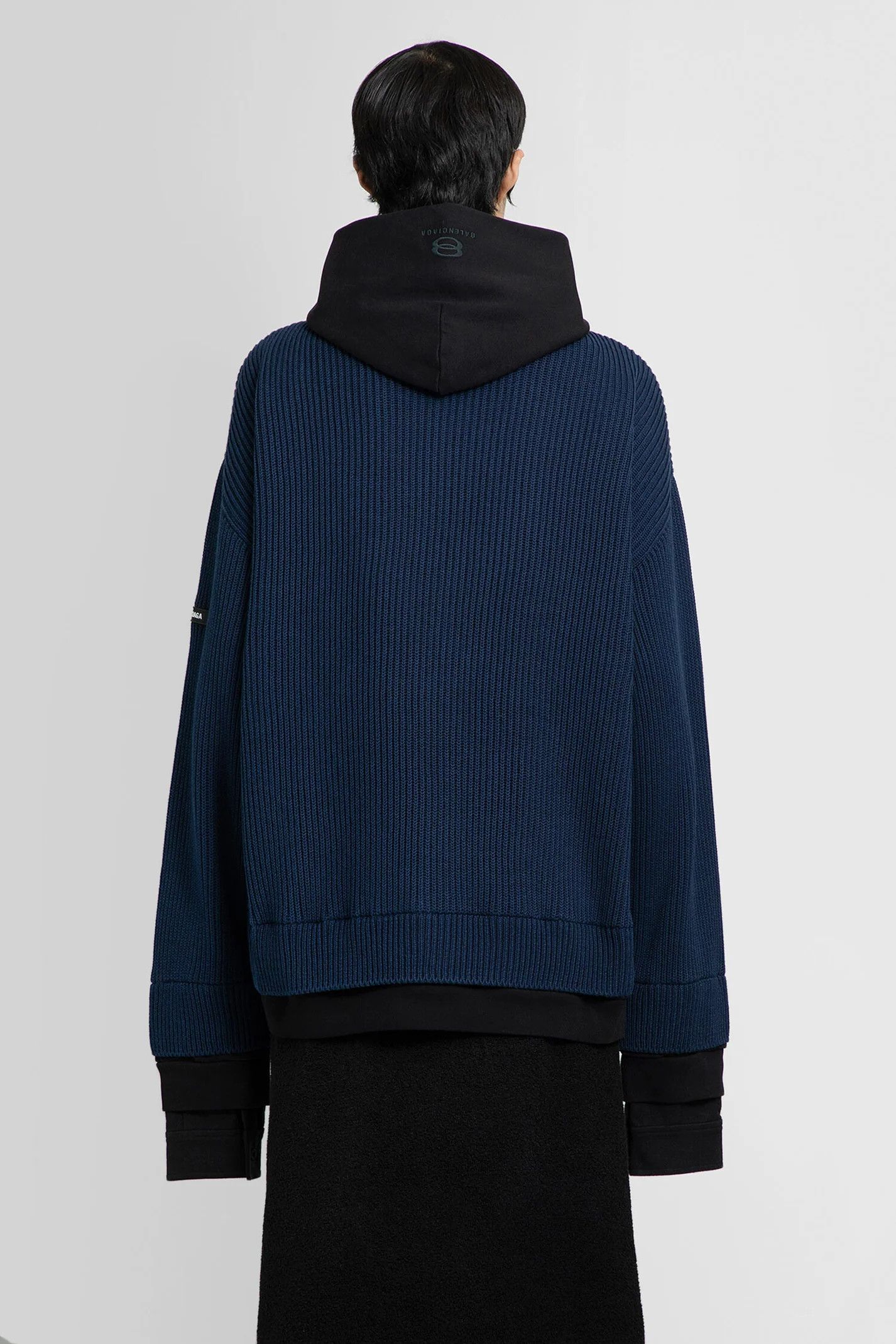 Balenciaga o1bcso1str0225 Unity Sports Icon Layered Zip-Up Hoodie Size US M / EU 48-50 / 2 - 4 Thumbnail