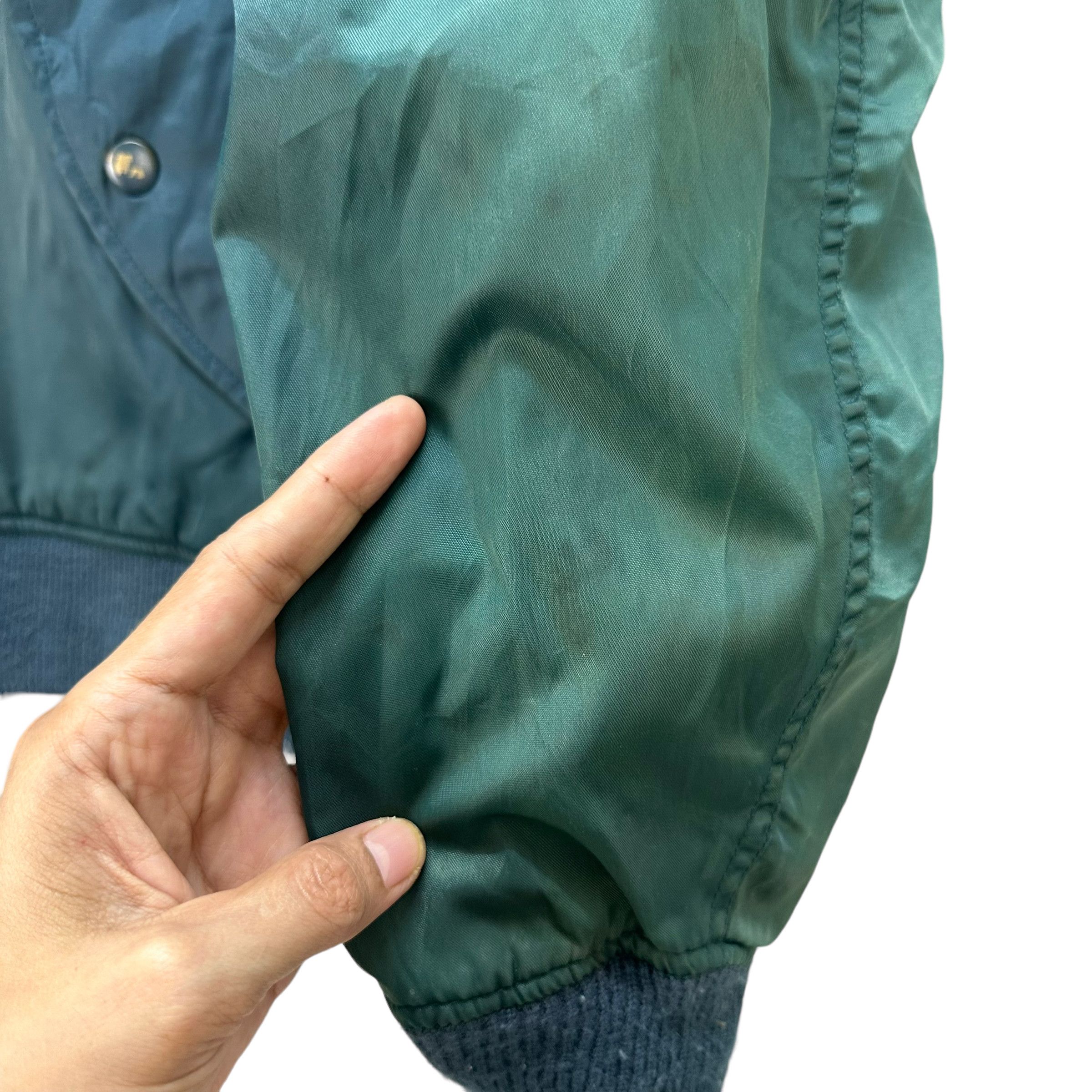 Vintage RARE VINTAGE GREEN BOMBER JACKET I.T PLAIN #7540-152 Size US XL / EU 56 / 4 - 8 Thumbnail