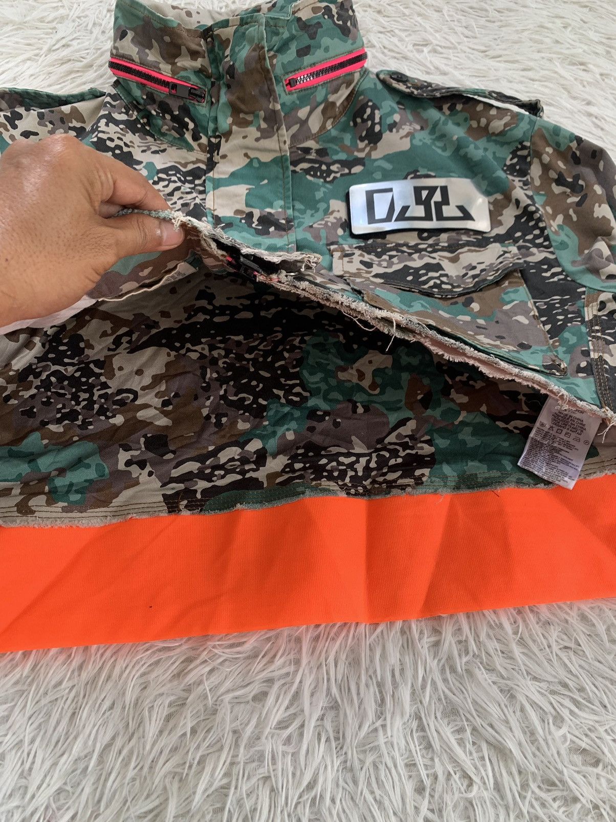 Diesel Diesel Camo Military Combat RR55 Crop Jacket Size M / US 6-8 / IT 42-44 - 5 Thumbnail