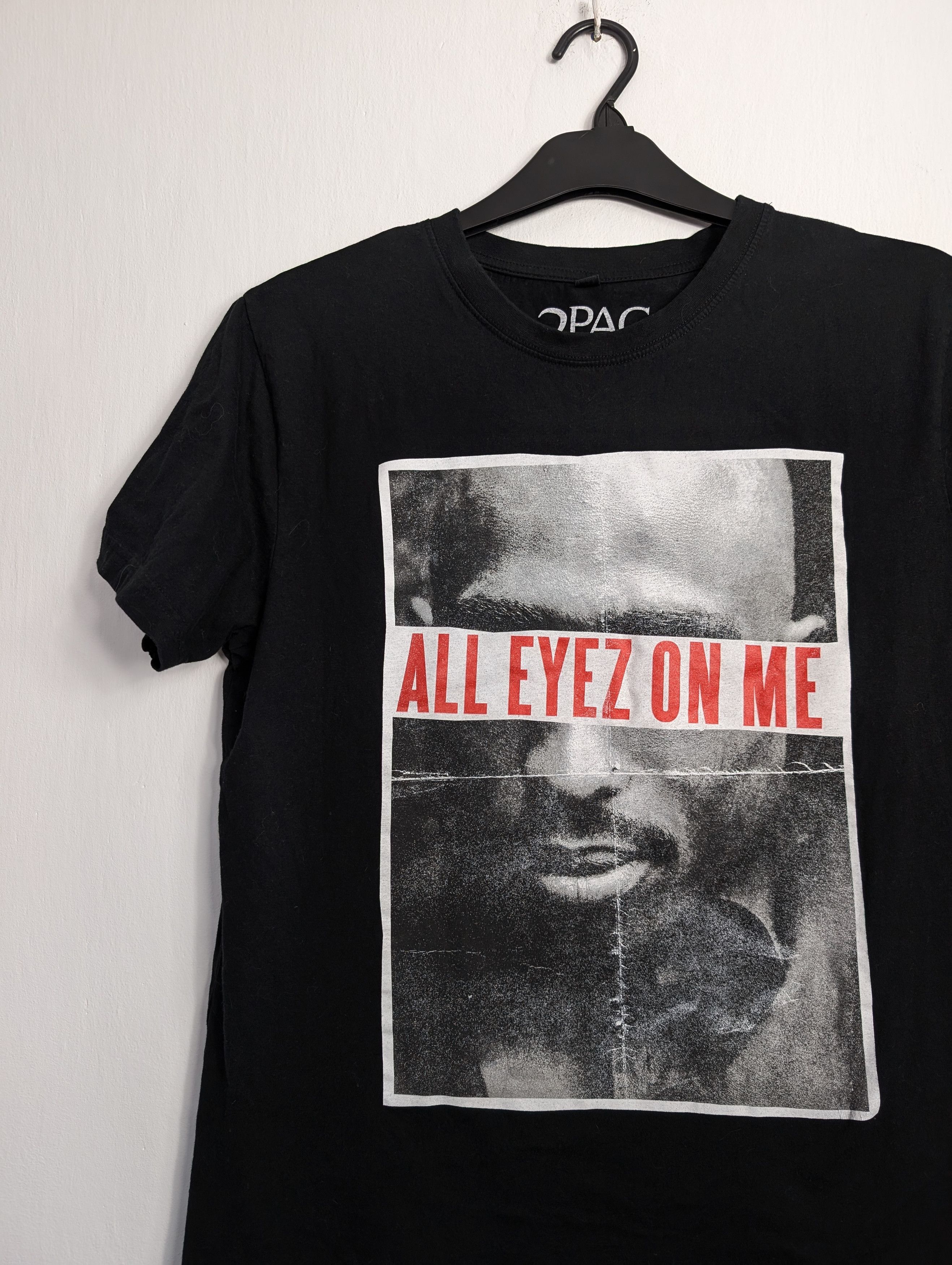 Rap Tees Rap Tupac 2Pac Graphic T- Shirt All Eyez On Me Size US L / EU 52-54 / 3 - 2 Thumbnail