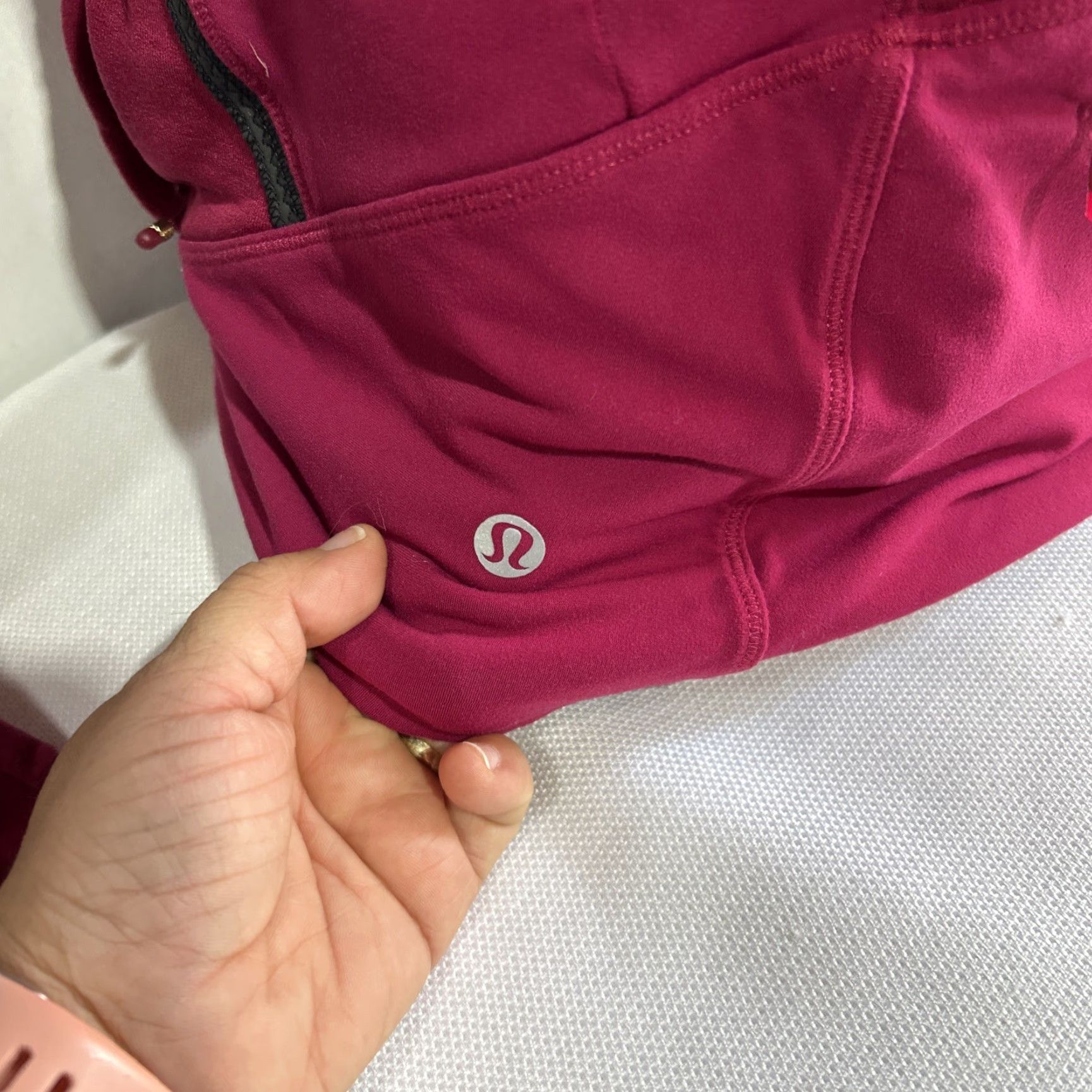 Lululemon VINTAGE Lululemon Snuggle Zip Up Jacket Women’s Sz Medium 8 Multi Pockets Pink Shirt Womens 8 Pink Size M / US 6-8 / IT 42-44 - 7 Thumbnail