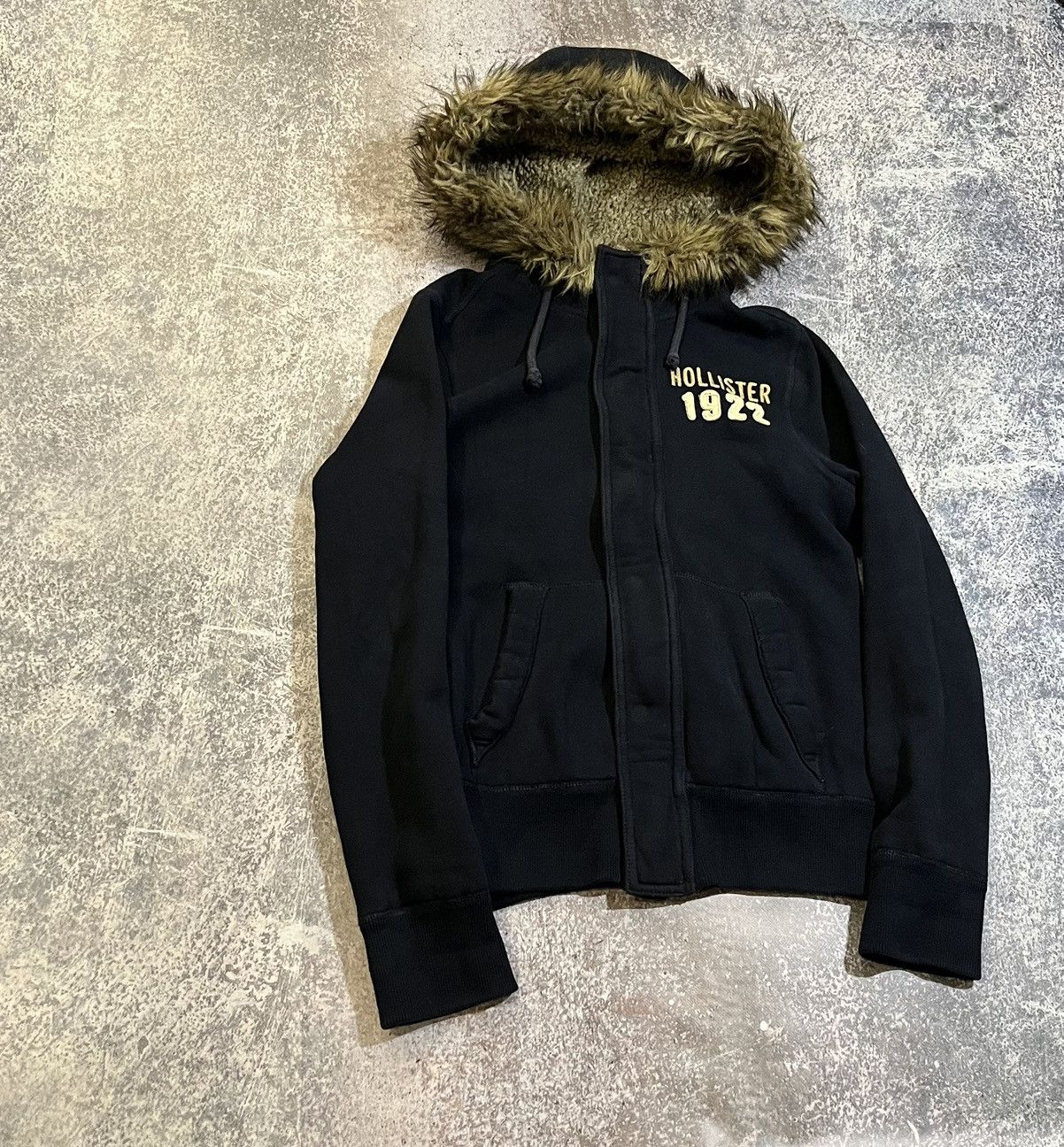 Hollister Hollister fur Insulated Hooded bomber Jacket glamour Y2K Size US M / EU 48-50 / 2 - 2 Thumbnail
