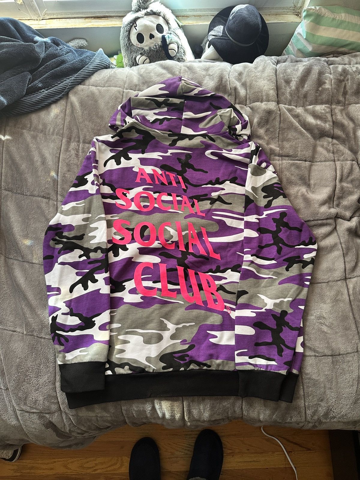 Anti Social Social Club × Vintage Anti Social Social Club Purple Camo Hoodie Size US L / EU 52-54 / 3 - 2 Thumbnail
